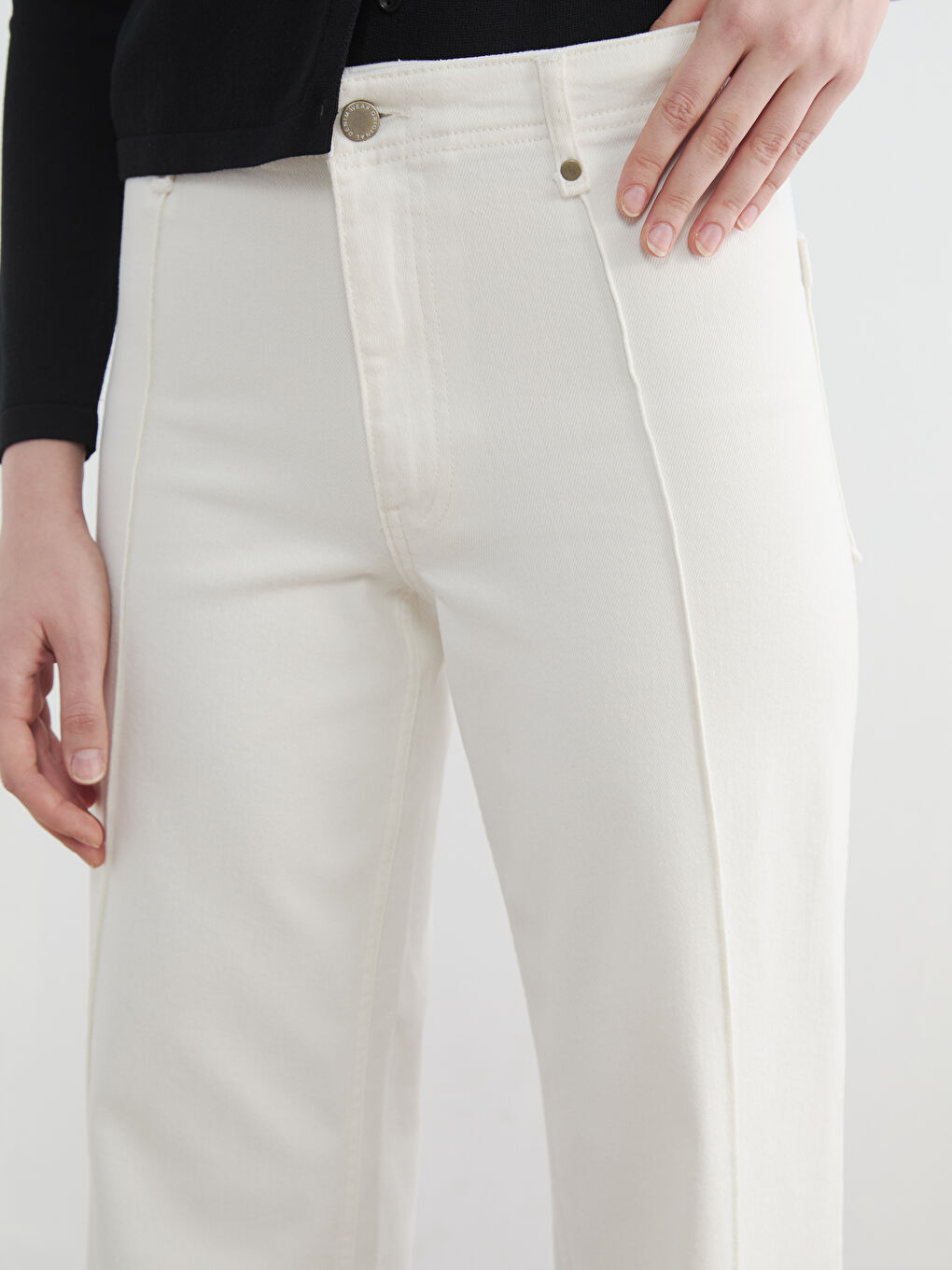 Wide Leg Women's Jeans-2