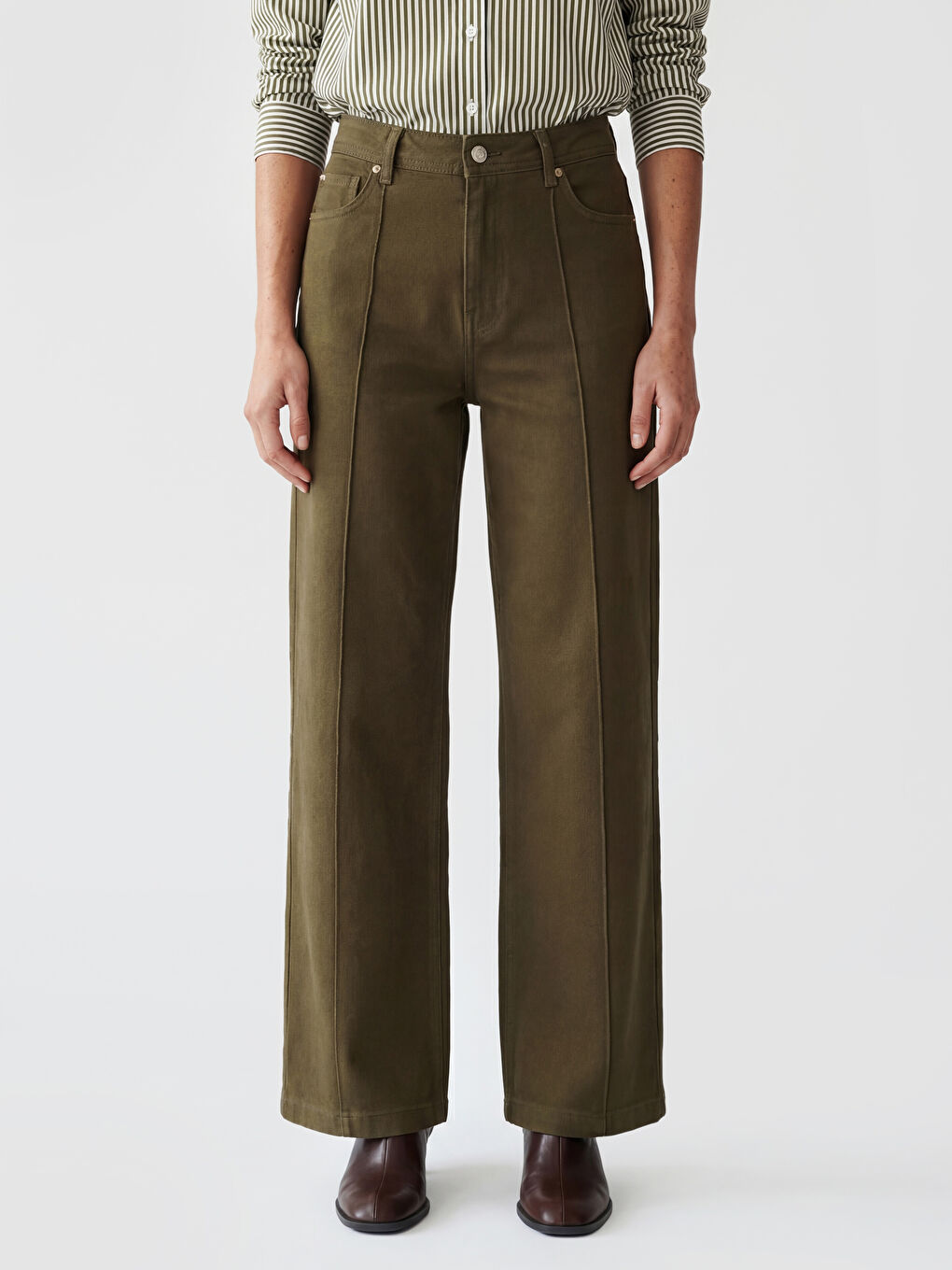 Wide Leg Women's Jeans-1