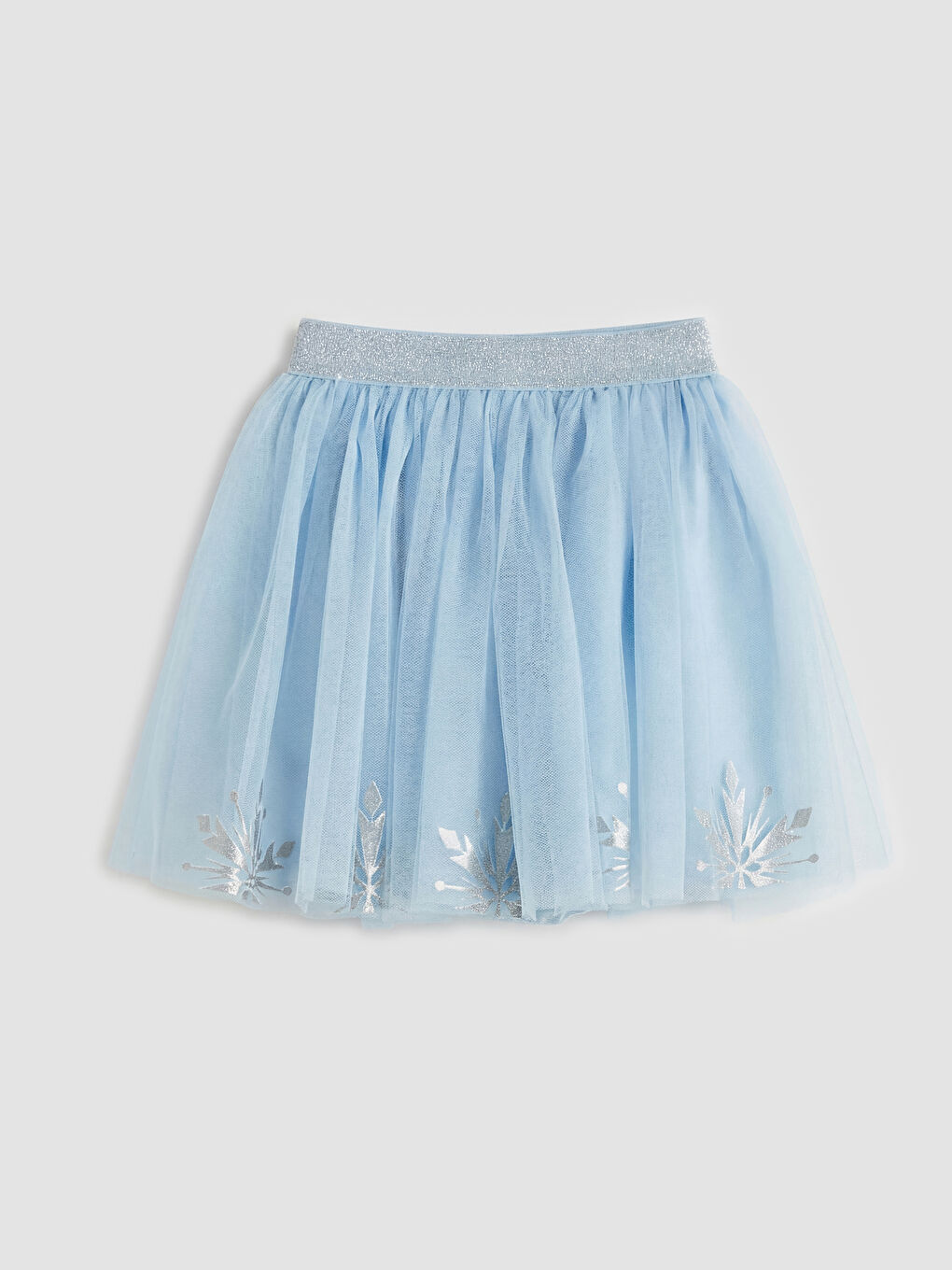 Ekru Frozen Baskılı Kız Çocuk Bluz ve Etek-2