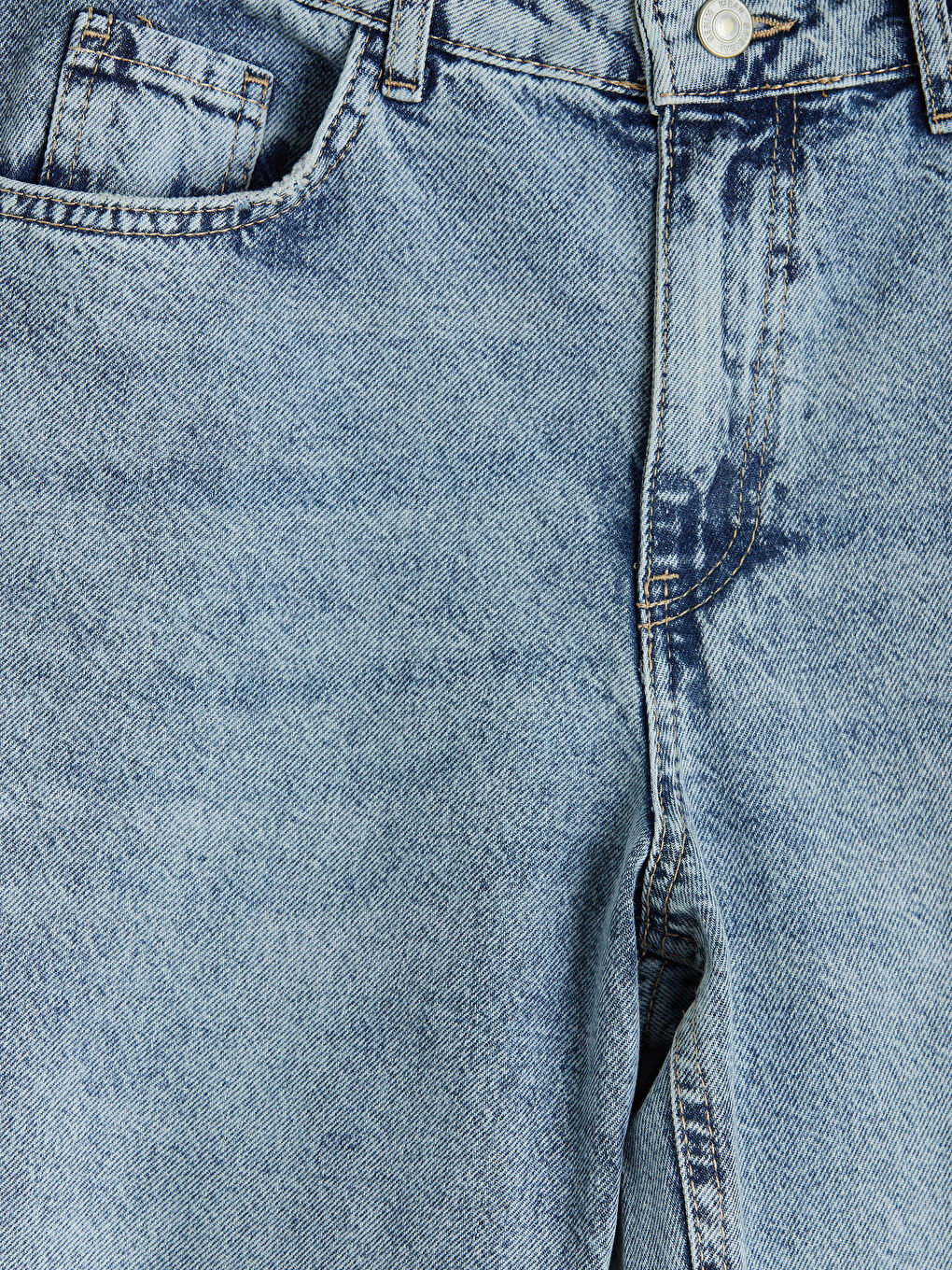 Τζιν boyfriend fit για γυναίκες με σκισίματα-2