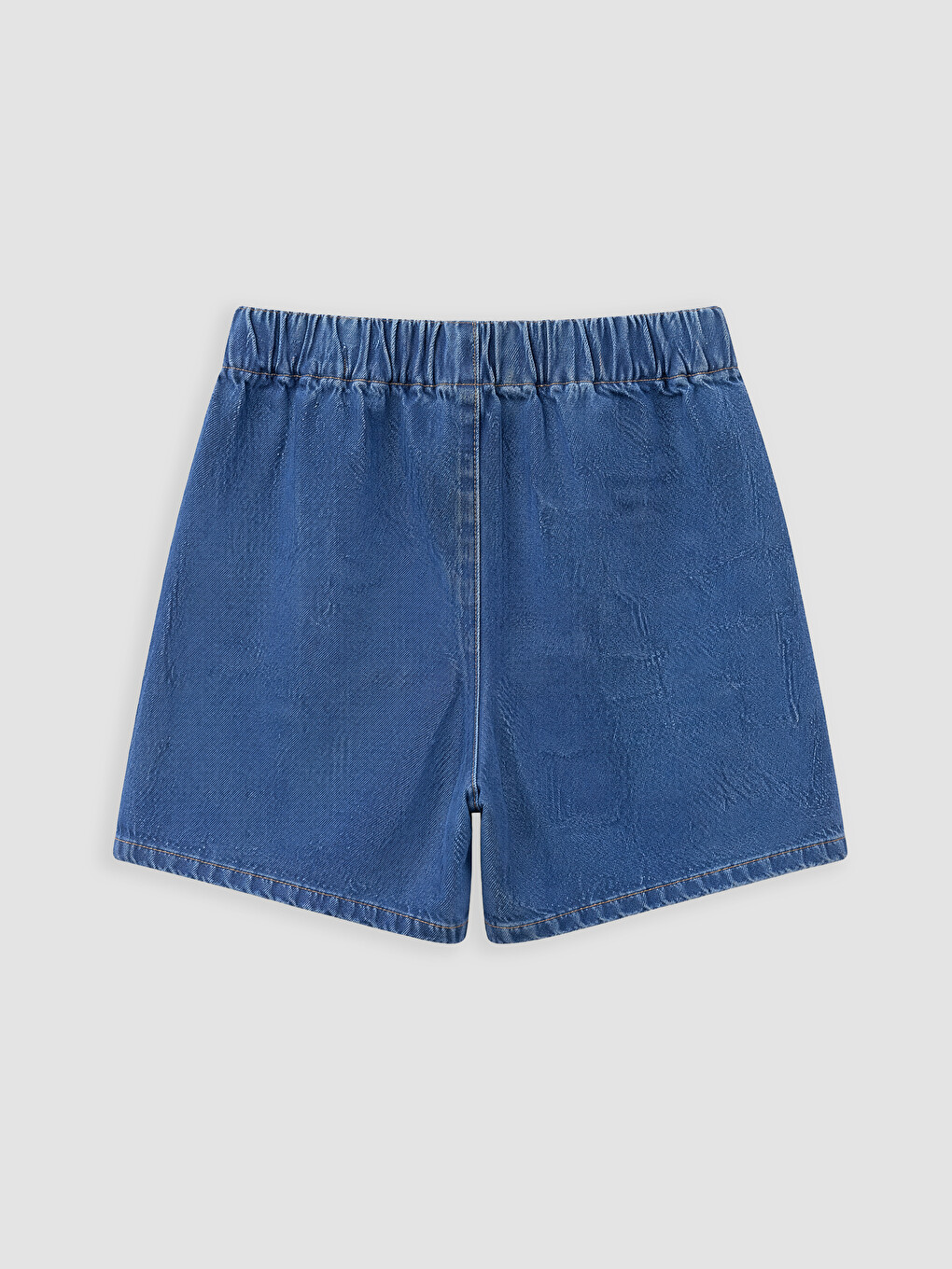 Girl Indigo Denim Shorts-1