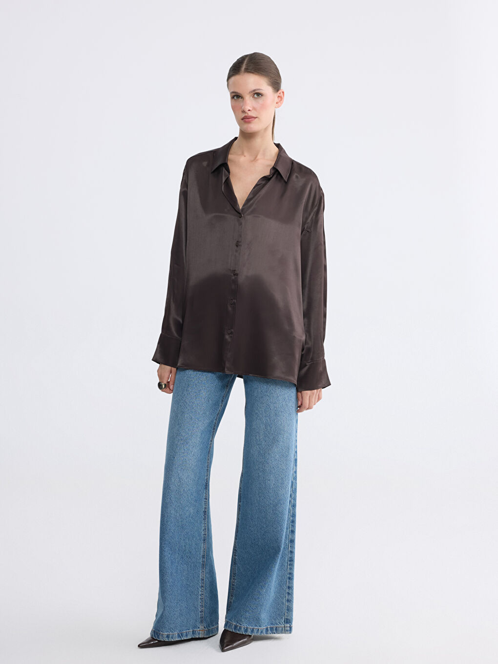 Satin Women's Shirt-1