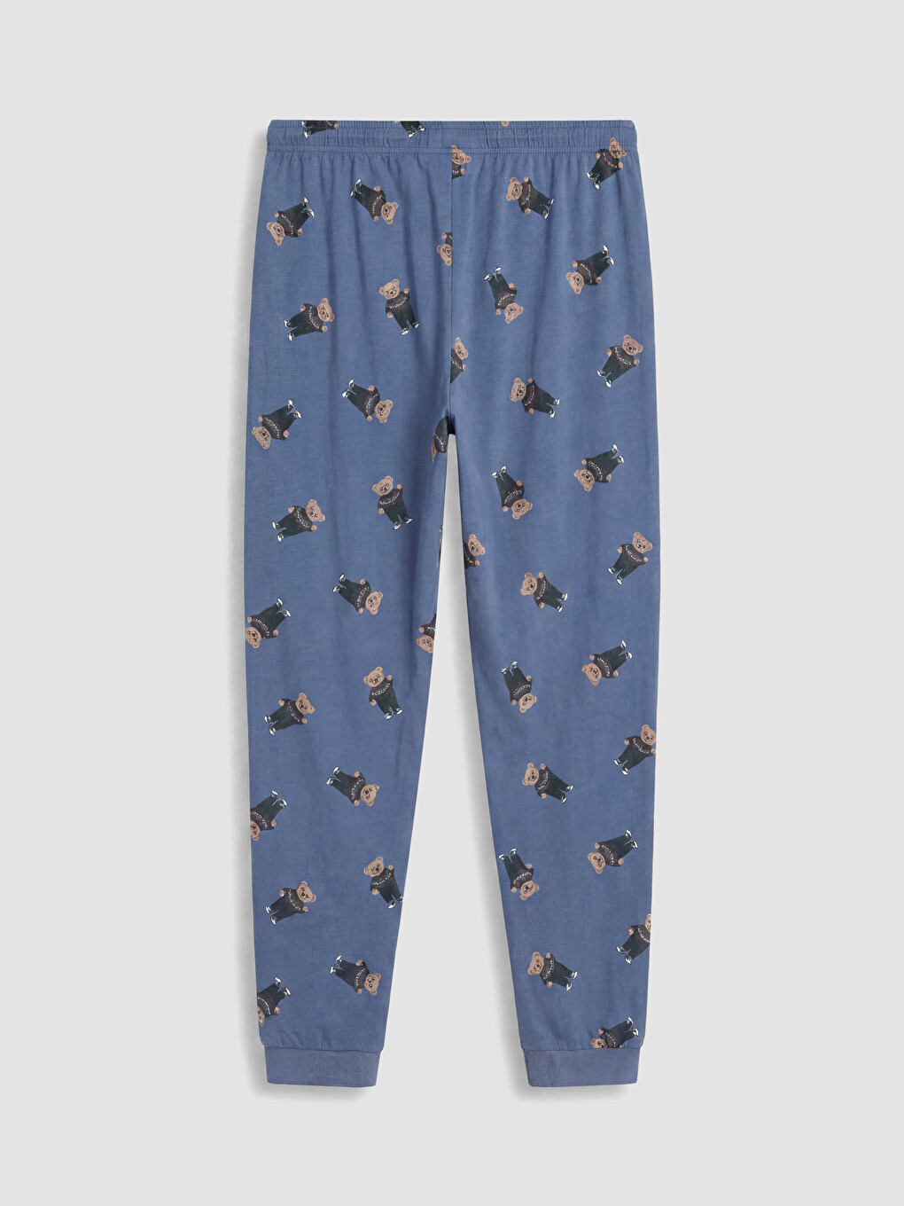 İndigo Regular Fit Desenli Erkek Pijama Altı-1