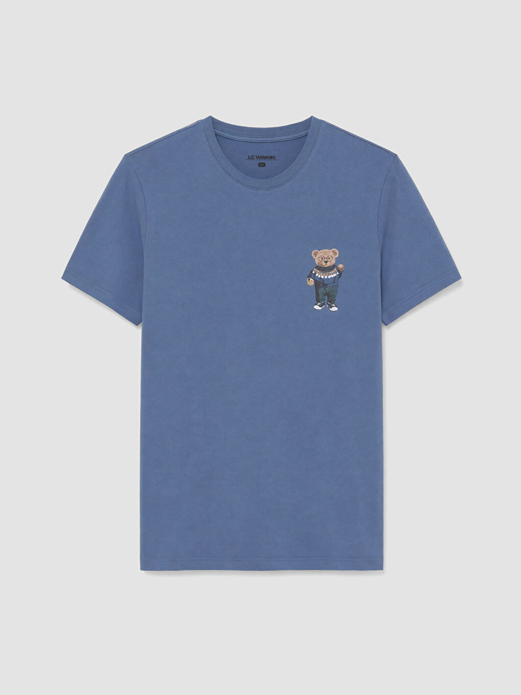 İndigo Regular Fit Baskılı Erkek Pijama Takım-1