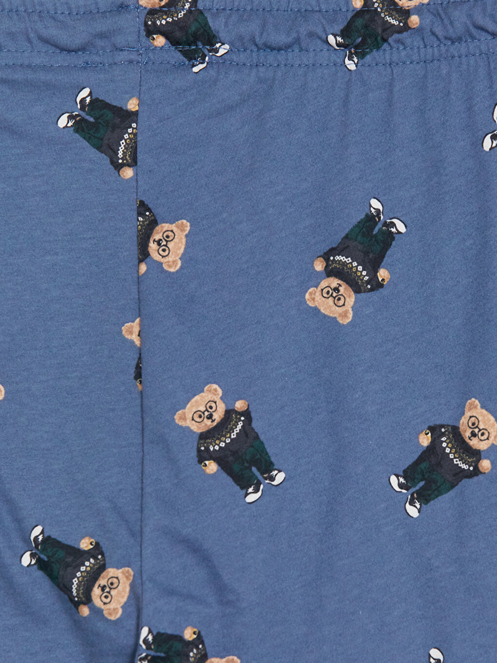 İndigo Regular Fit Baskılı Erkek Pijama Takım-5