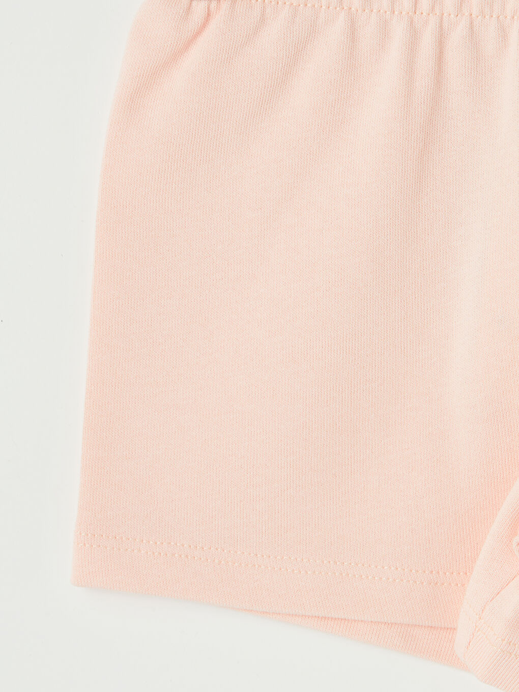 Pembe Beli Lastikli Kız Bebek Şort-2