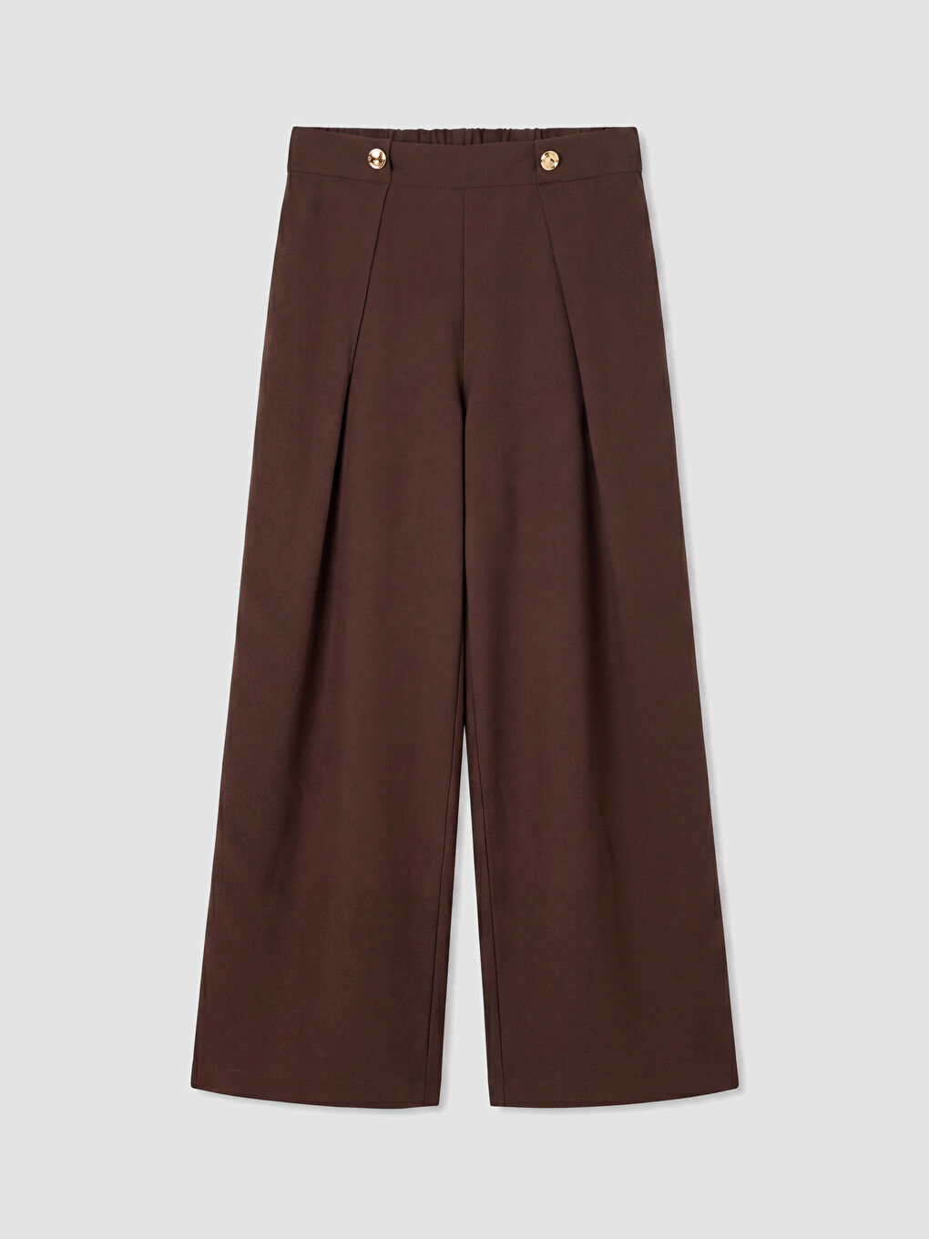 Loose Fit Girls' Poplin Trousers-1