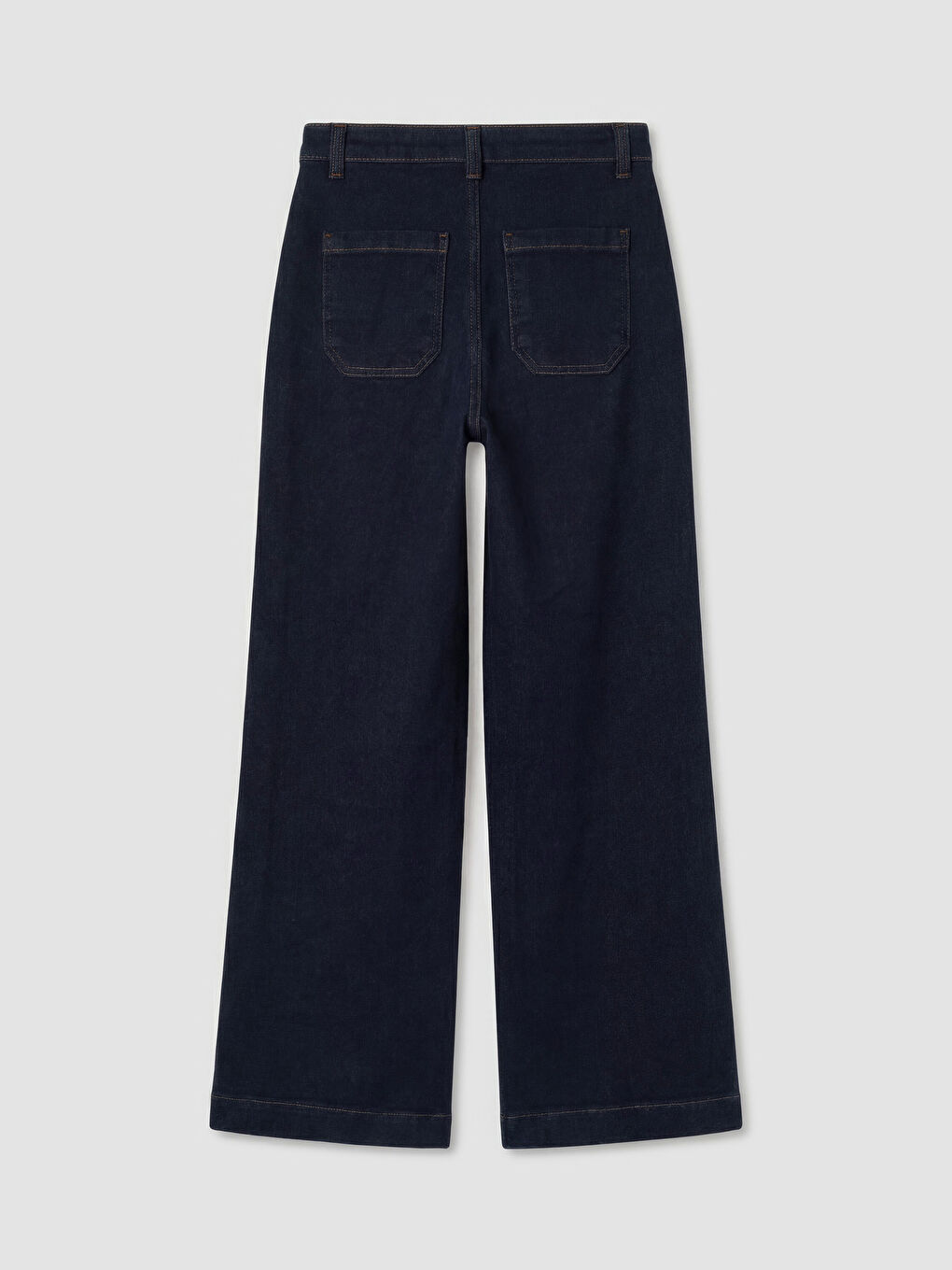 İndigo Wideleg Kadın Jean Pantolon-1