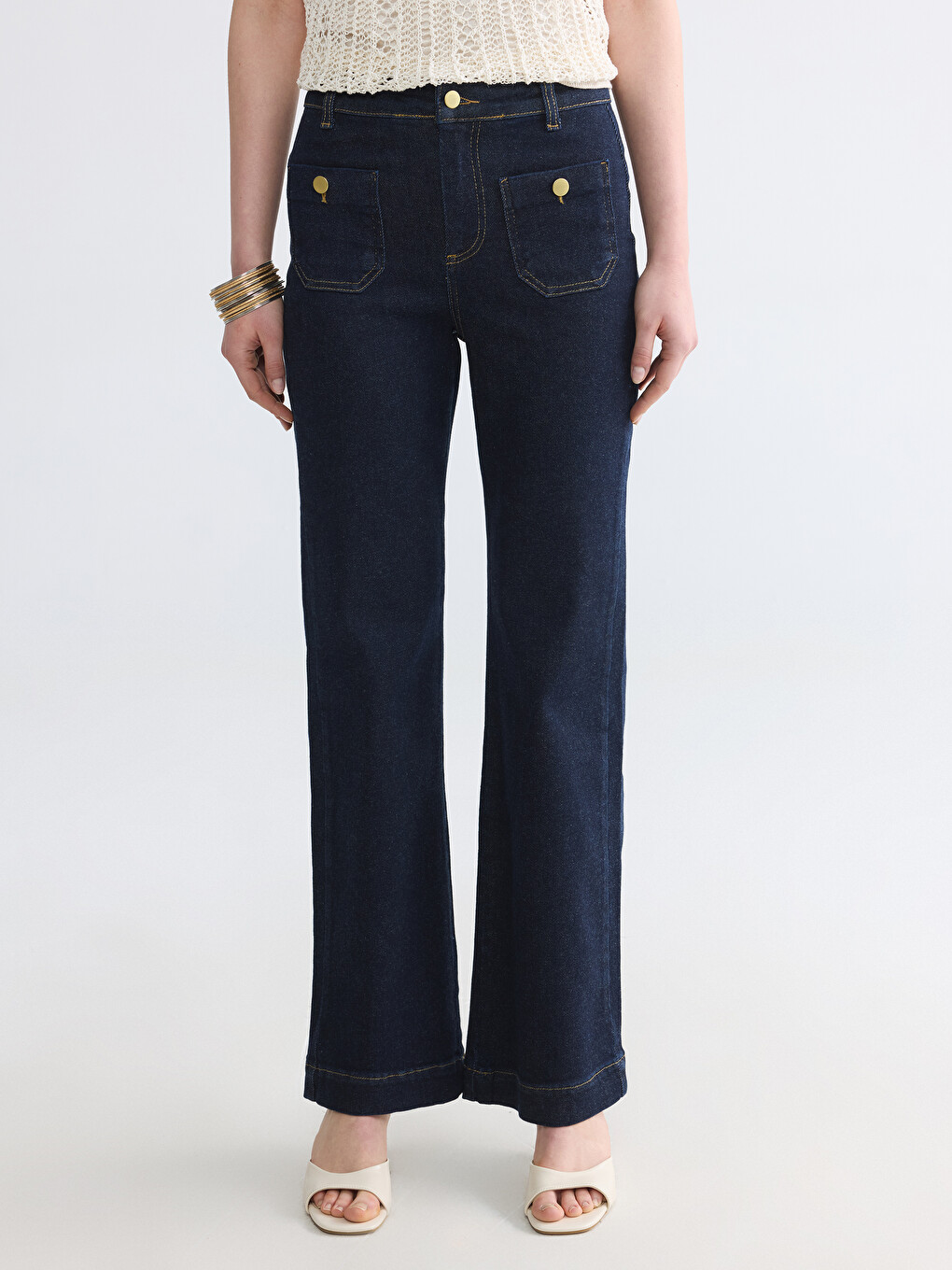 Wideleg Women's Jeans-1