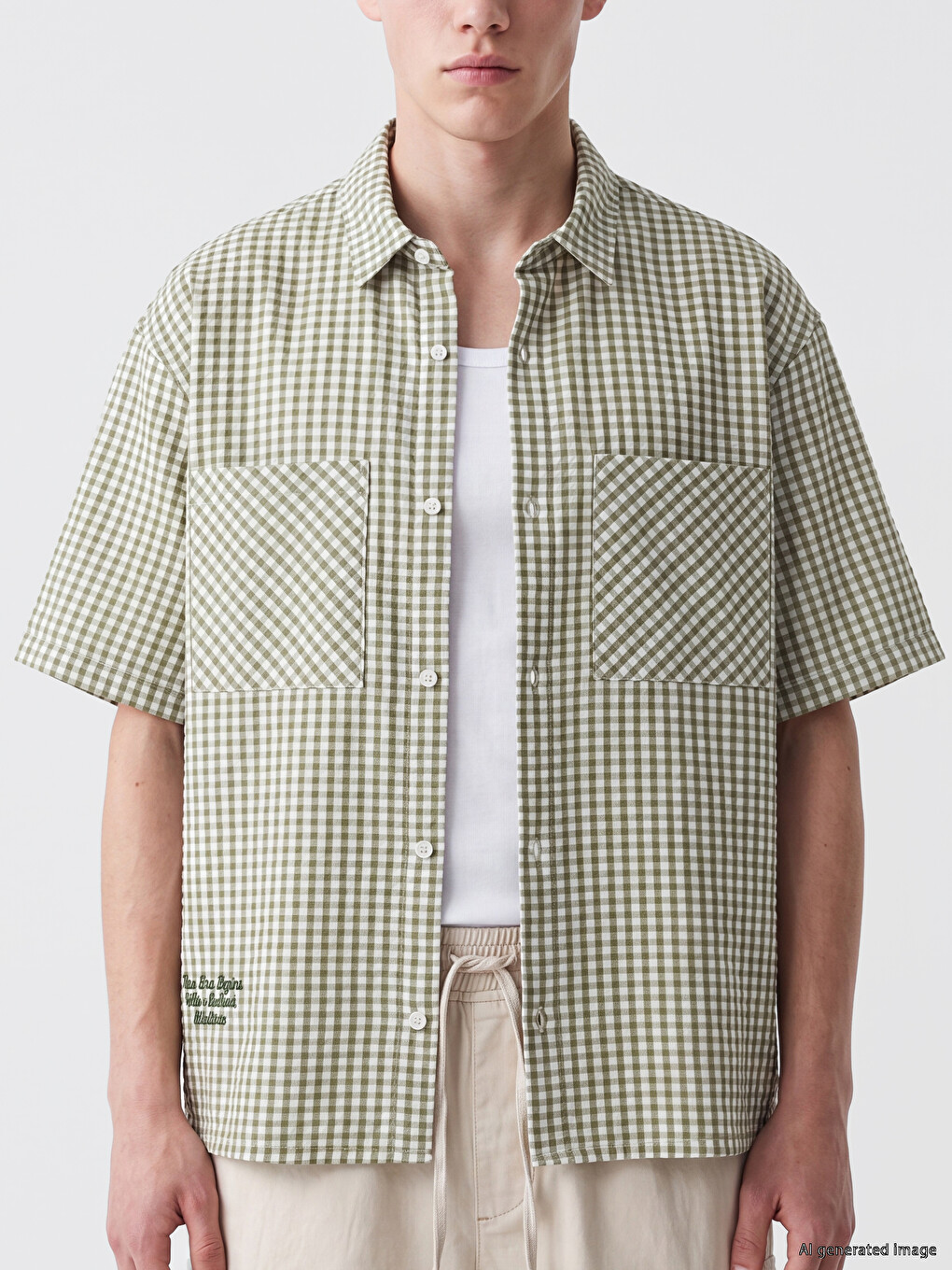 Relax Fit Plaid Men's Shirt-2