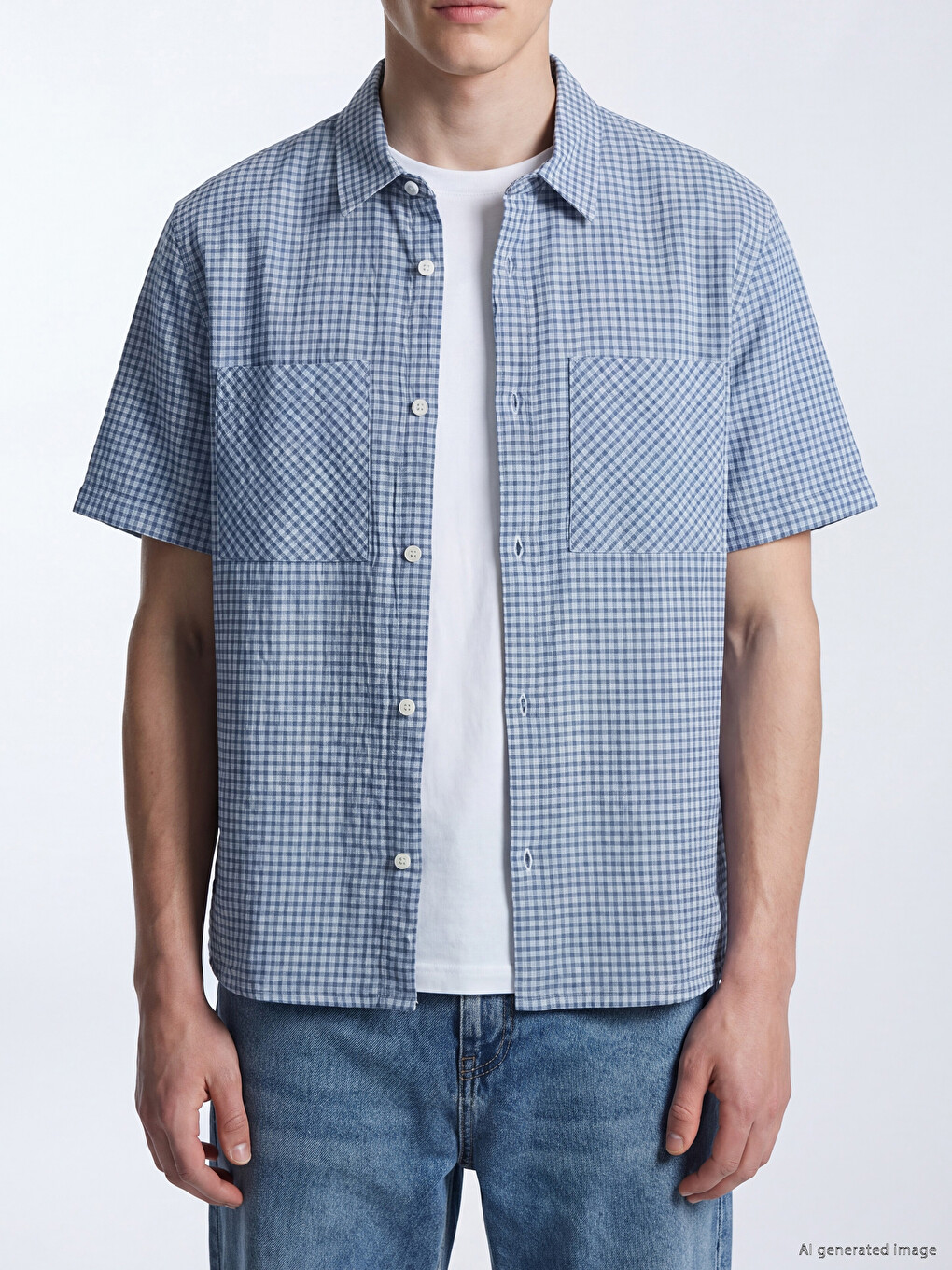 Relax Fit Plaid Men's Shirt-2