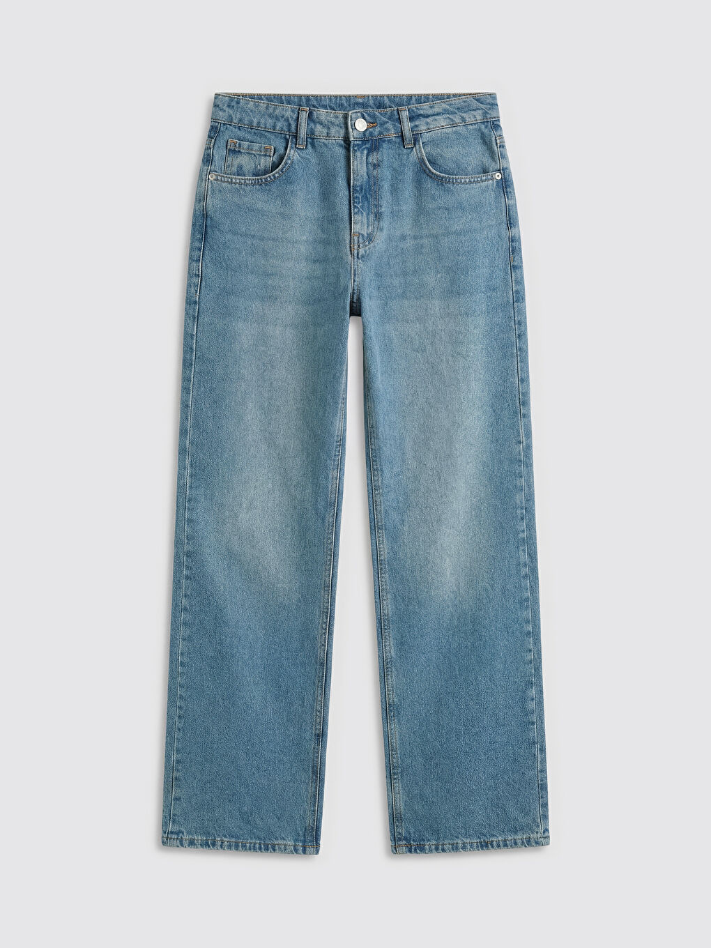 İndigo Straight Fit Kadın Jean Pantolon