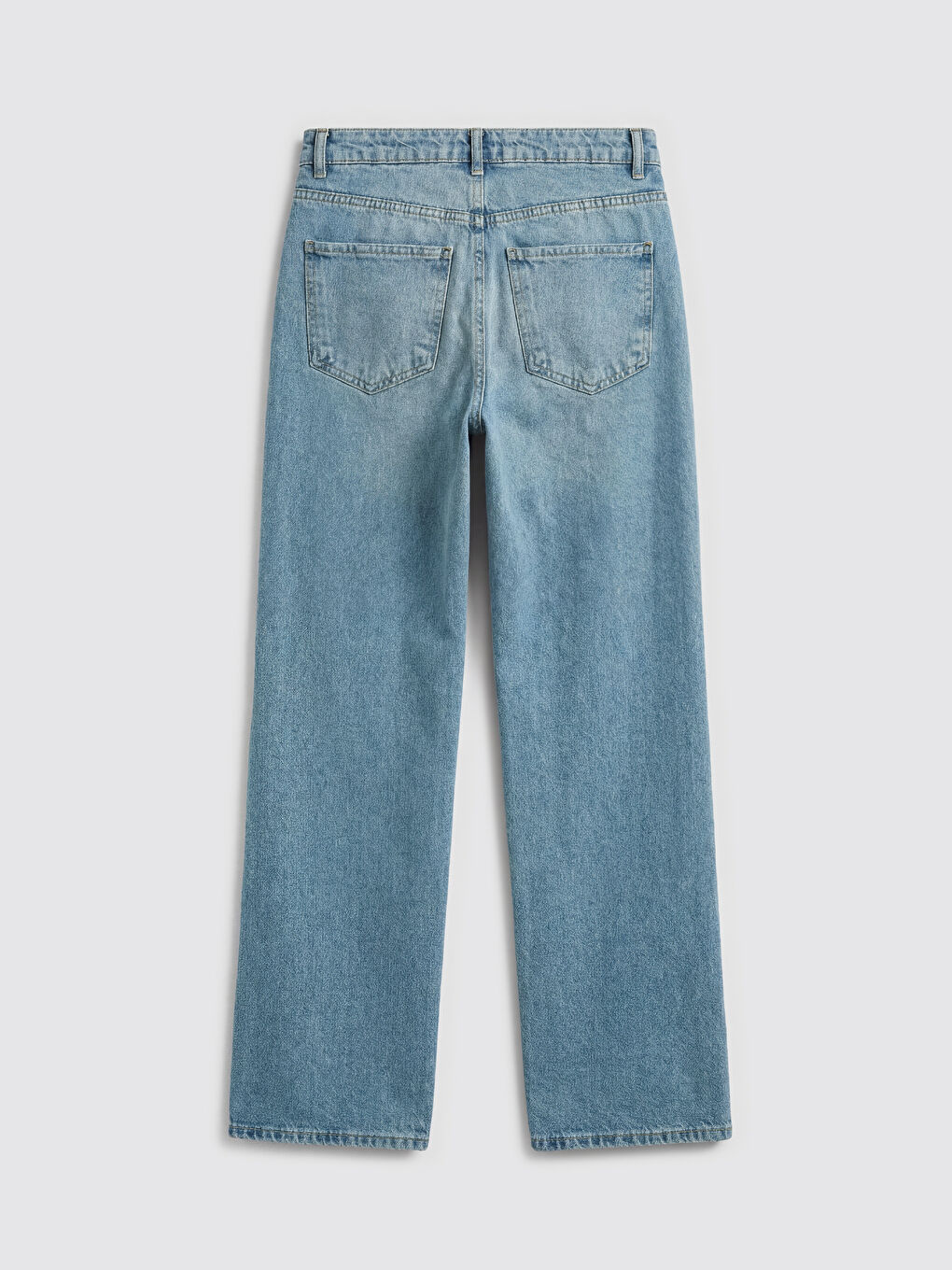 İndigo Straight Fit Kadın Jean Pantolon-1