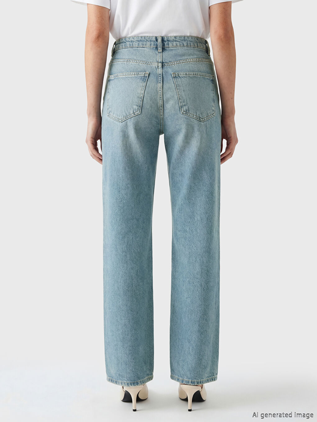 Ženske farmerke ravnog kroja-3