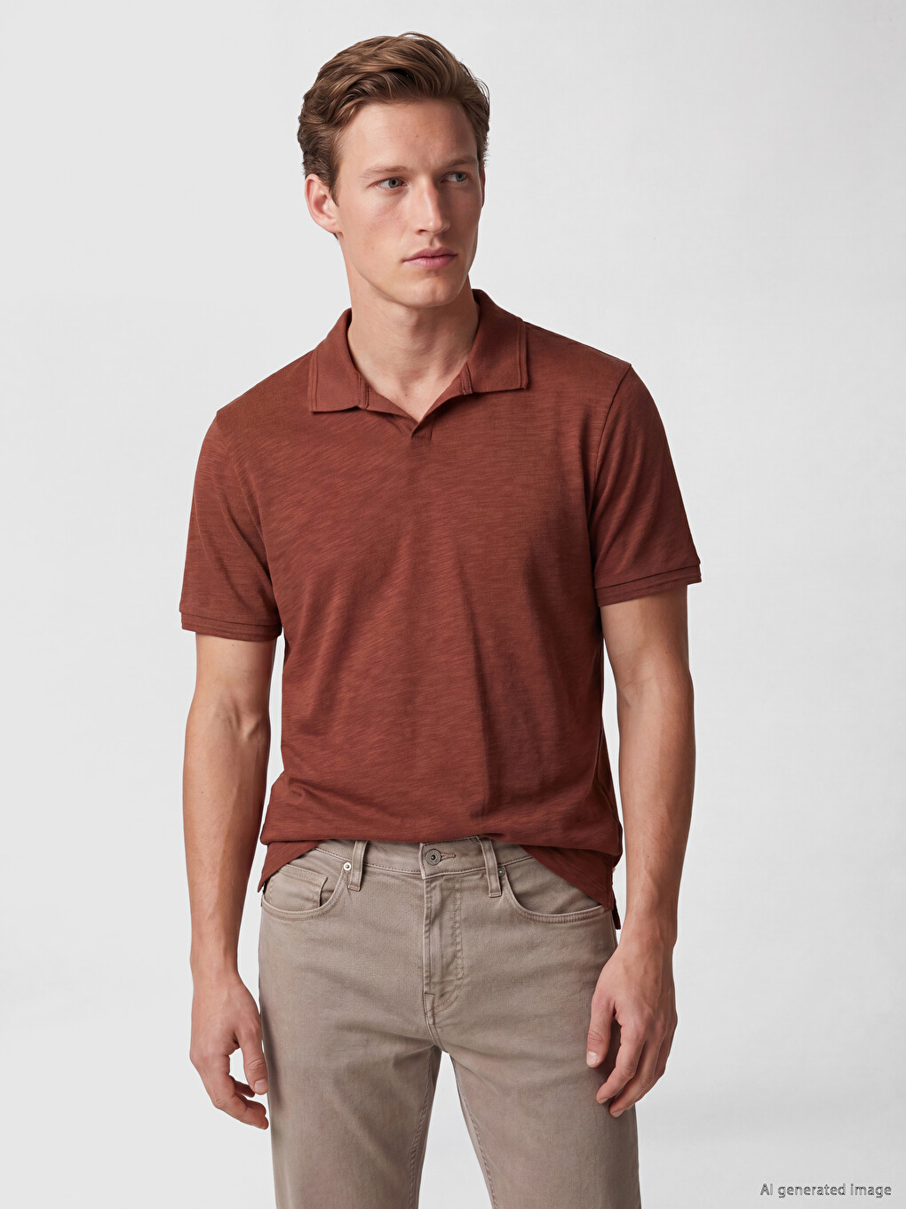 Polo Collar Men's T-shirt