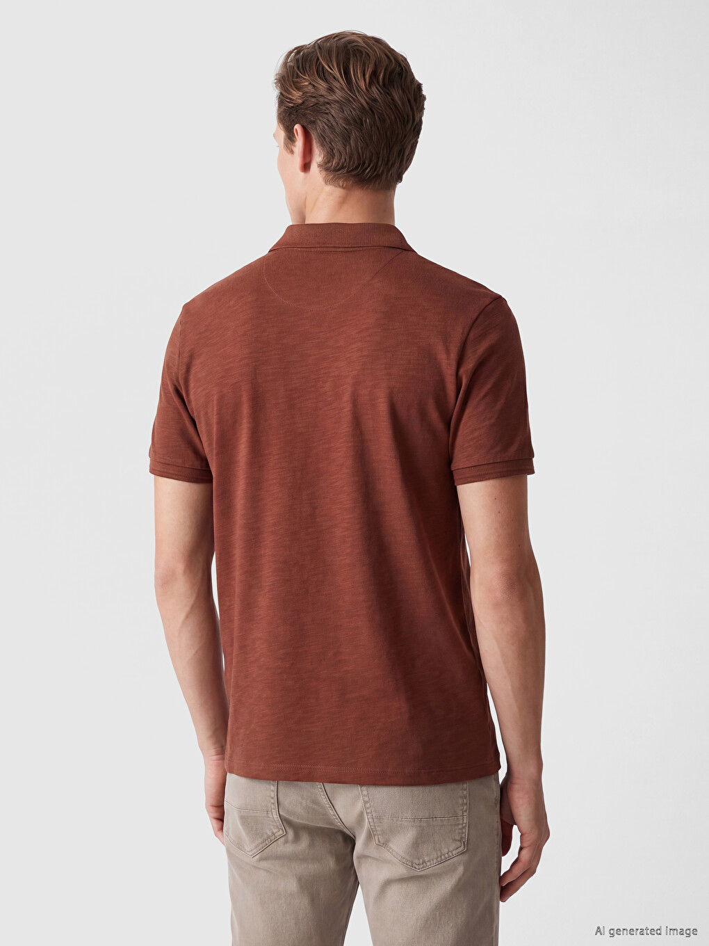 Polo Collar Men's T-shirt-2