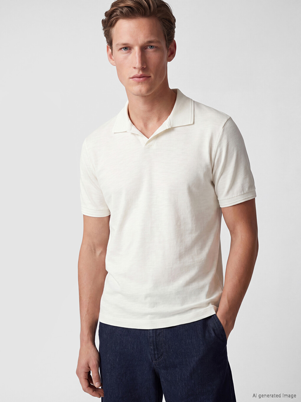 Polo Collar Men's T-Shirt