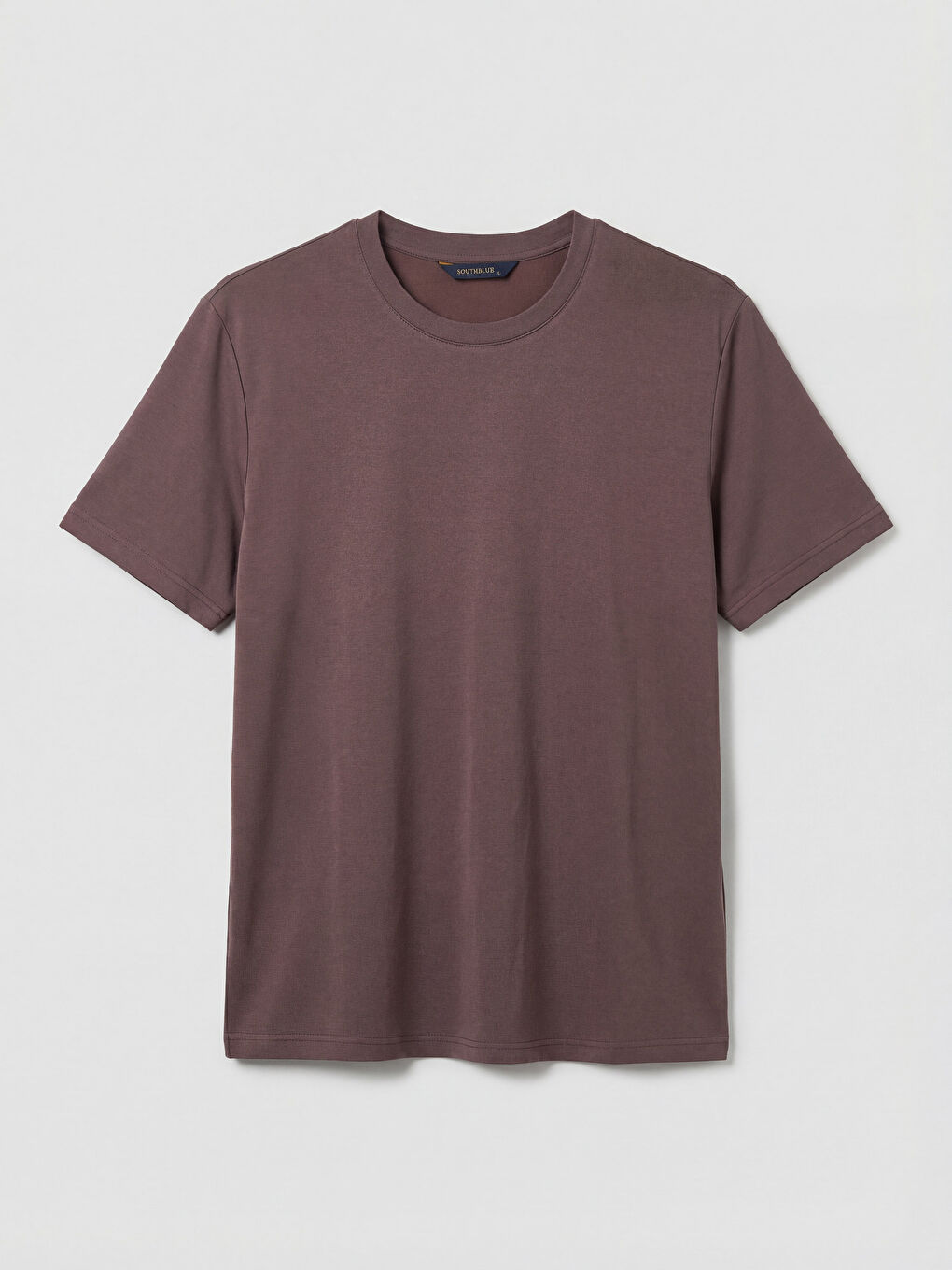 Kahverengi Bisiklet Yaka Erkek Tişört