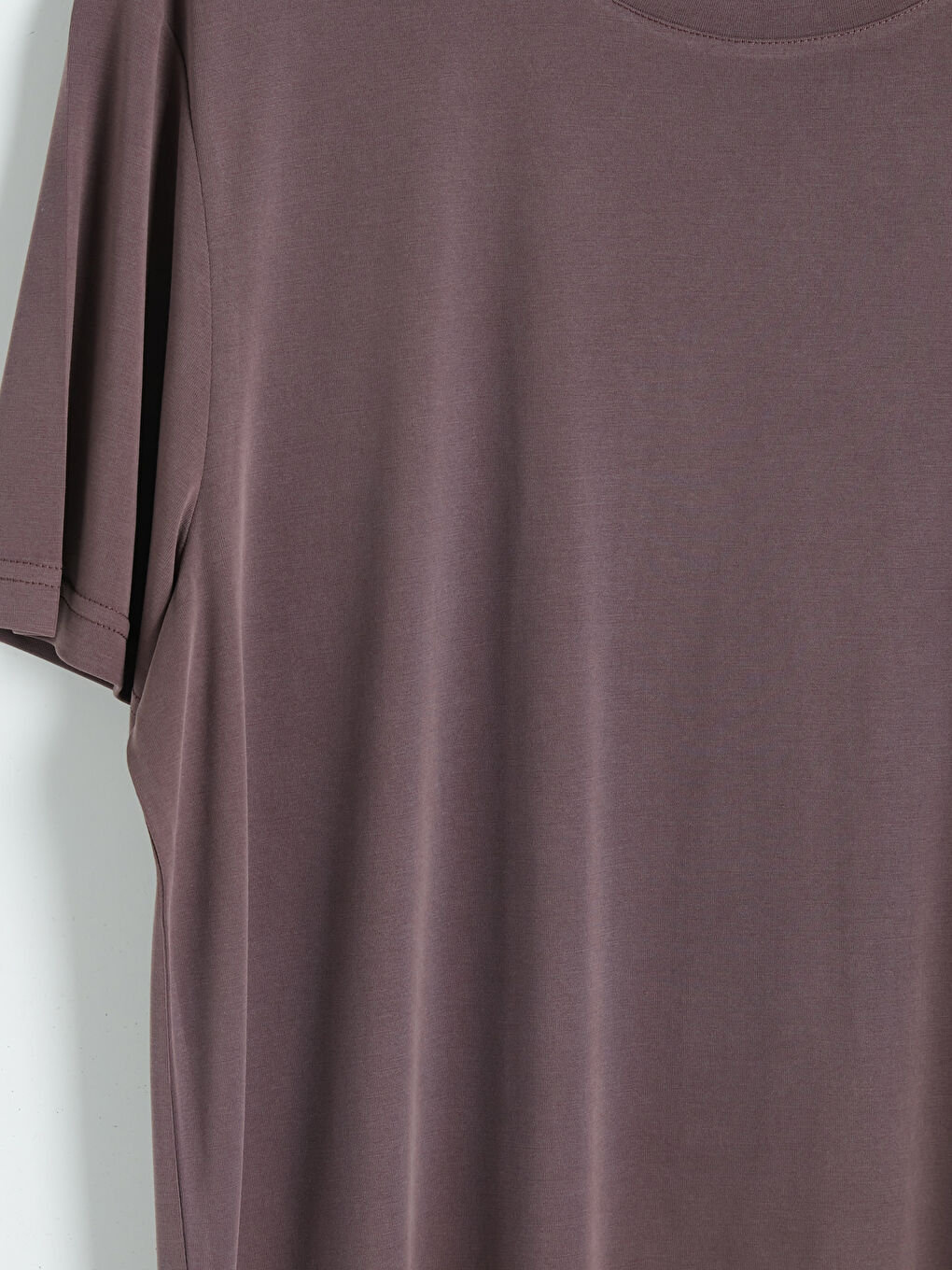 Kahverengi Bisiklet Yaka Erkek Tişört-2