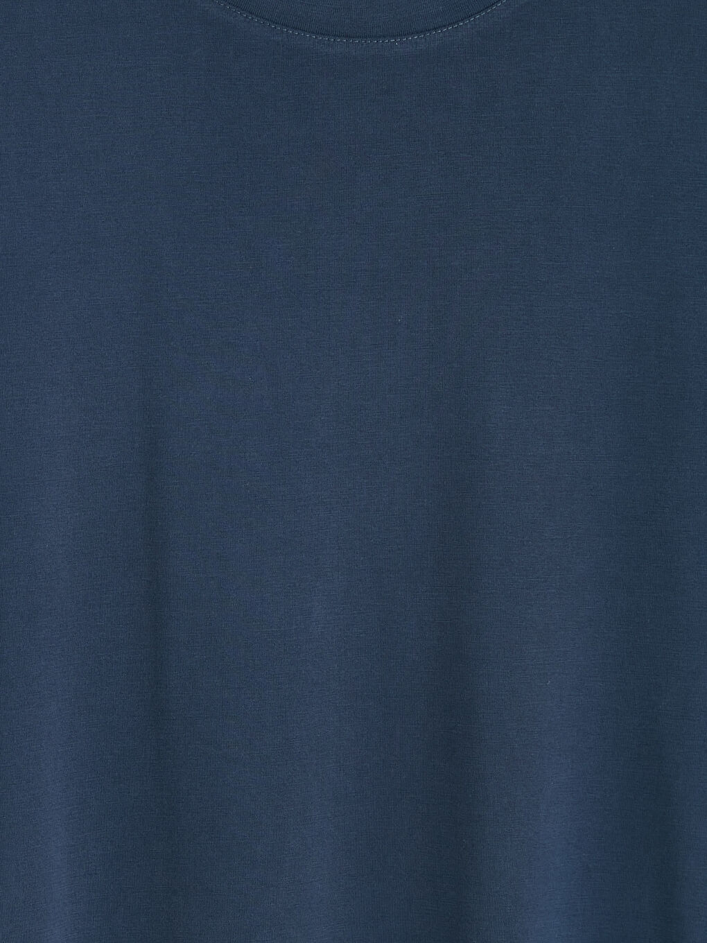 İndigo Bisiklet Yaka Erkek Tişört-2