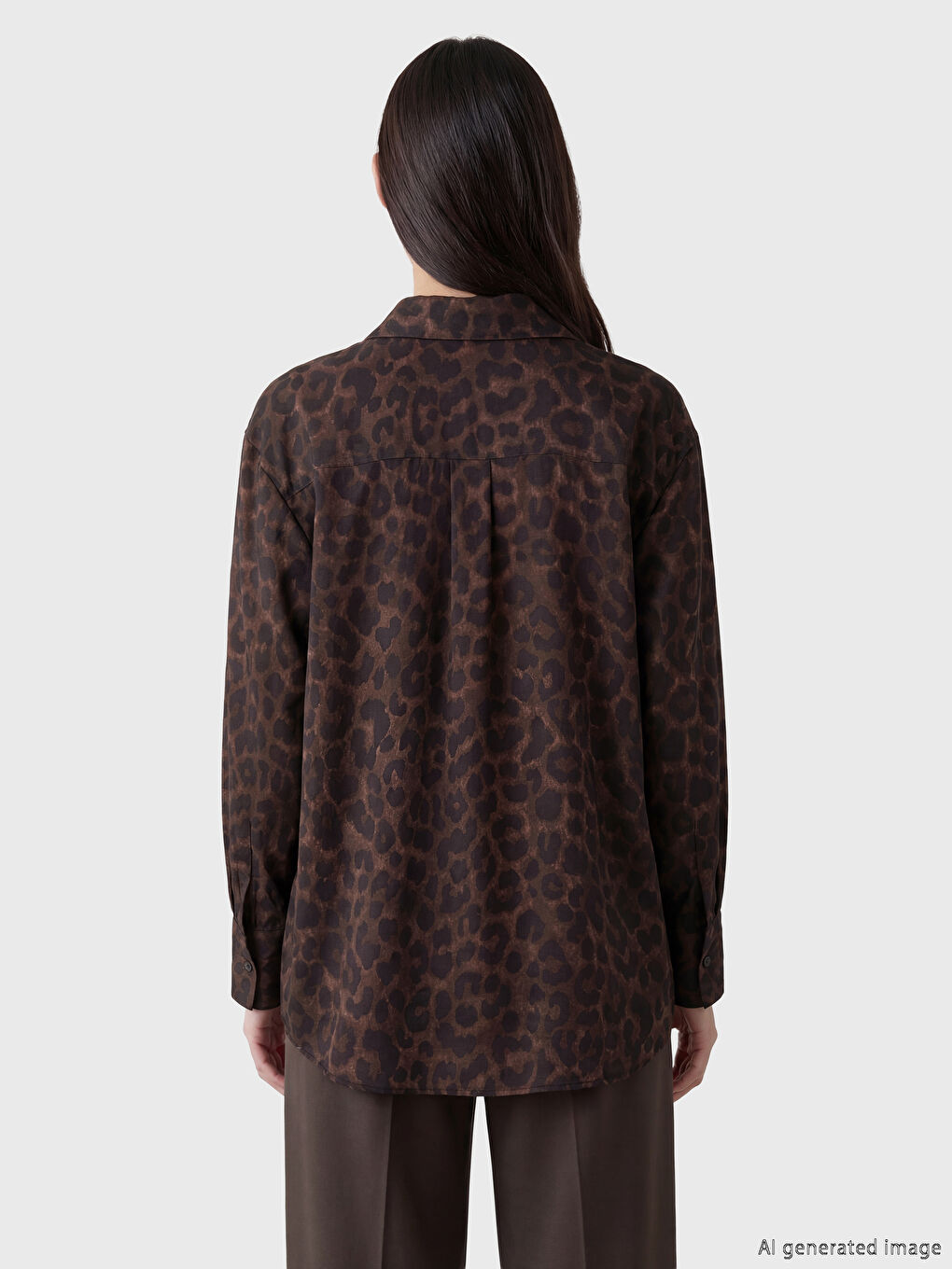 Leopard Print Women's Shirt-3