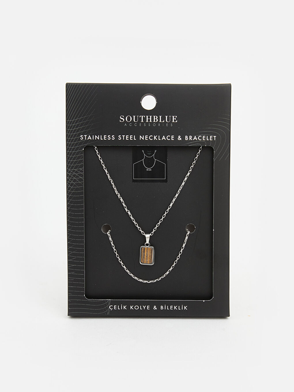 Gri Erkek Takı Seti-2