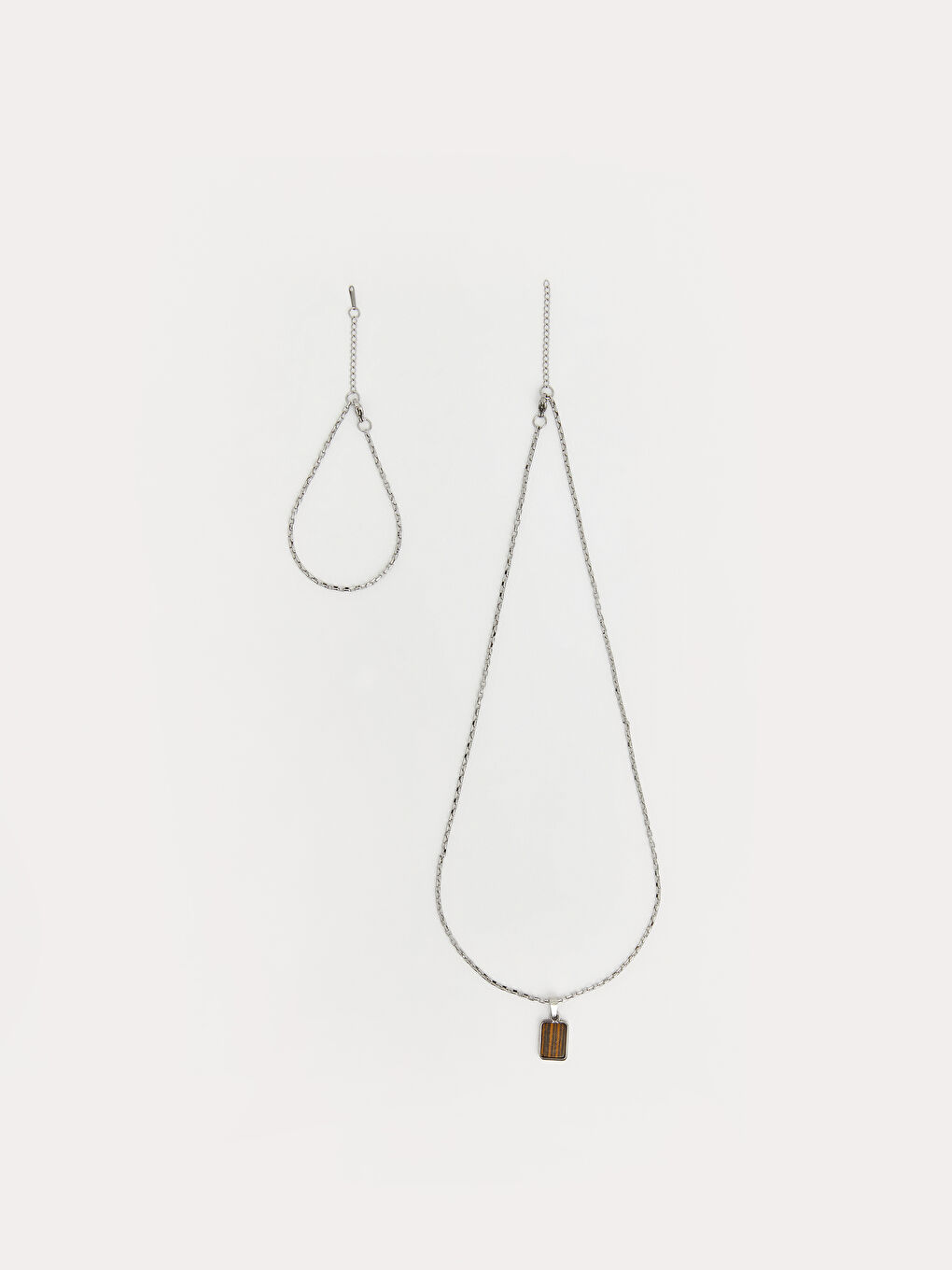 Gri Erkek Takı Seti-1