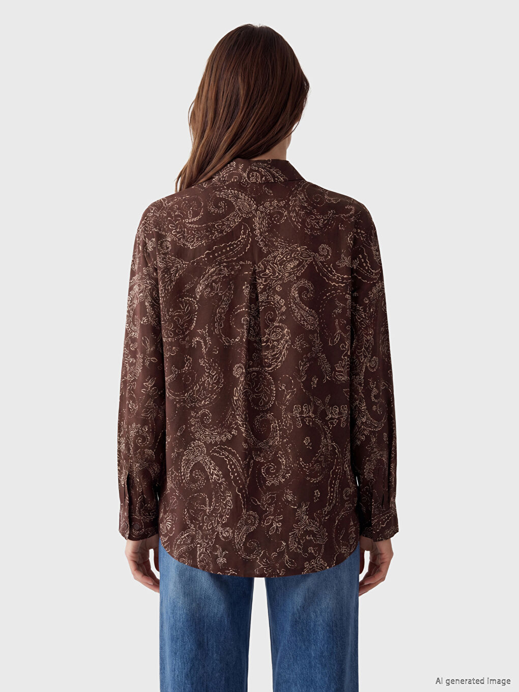 Ethnic Patterned Women's Shirt-3