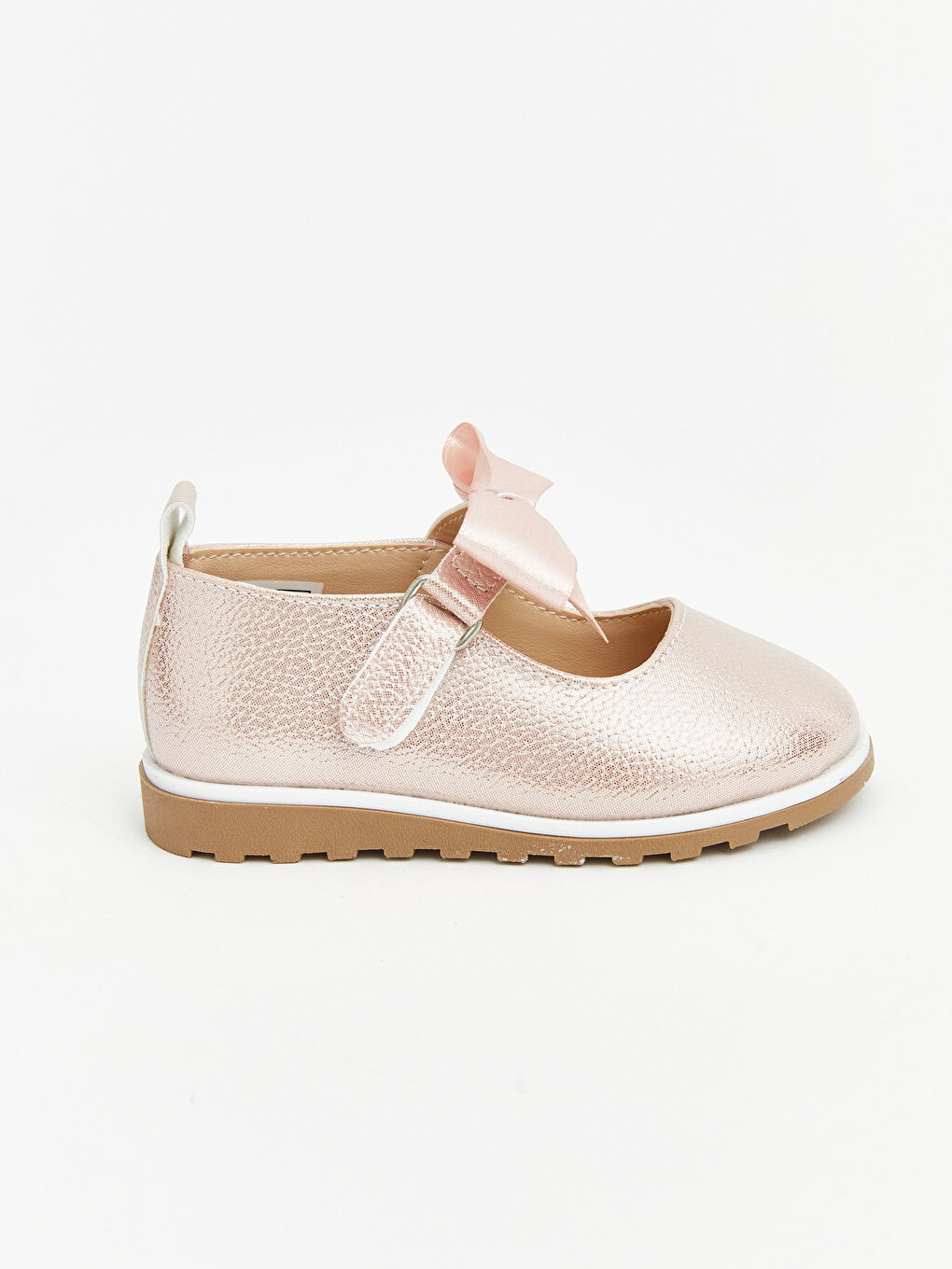 Pembe Fiyonk Baskılı Kız Bebek Babet-1