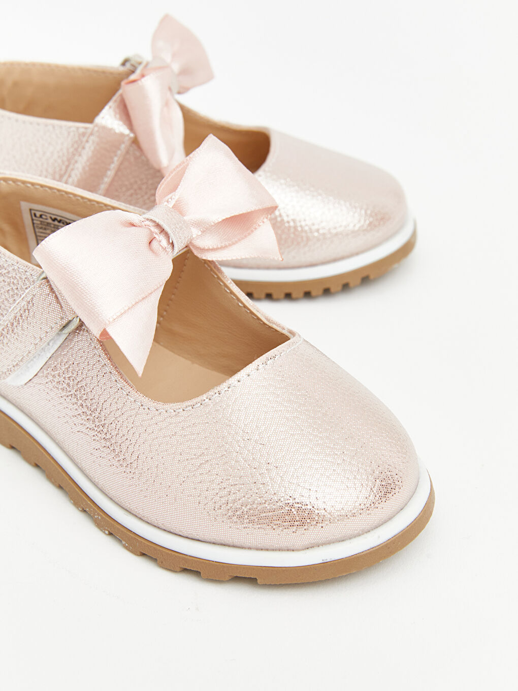 Pembe Fiyonk Baskılı Kız Bebek Babet-2