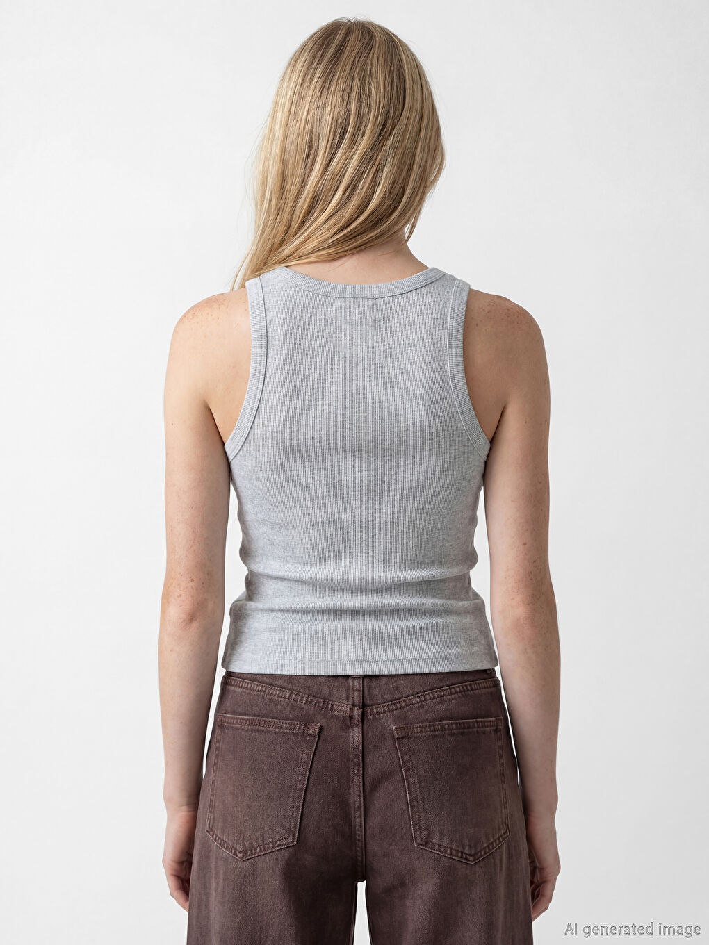 Crew Neck Women's Tank Top-3