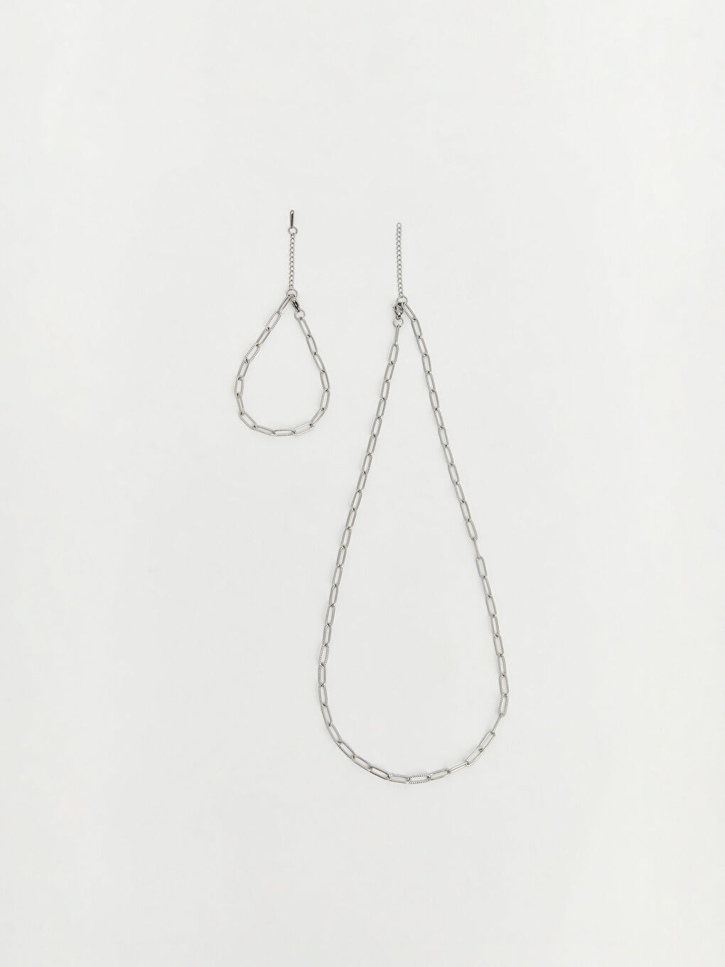 Gri Erkek Takı Seti	-1