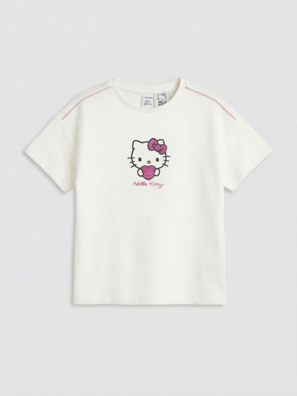 Beyaz Hello Kitty Kız Çocuk Tişört