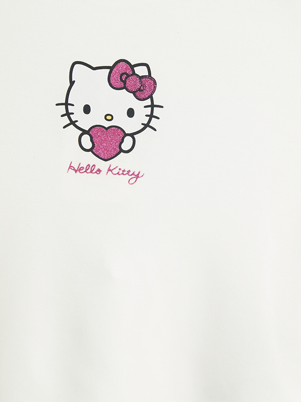Beyaz Hello Kitty Kız Çocuk Tişört-2