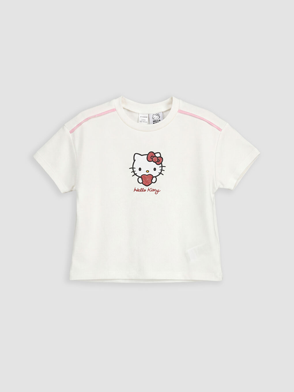 Ekru Hello Kitty Baskılı Kız Çocuk Takım-1