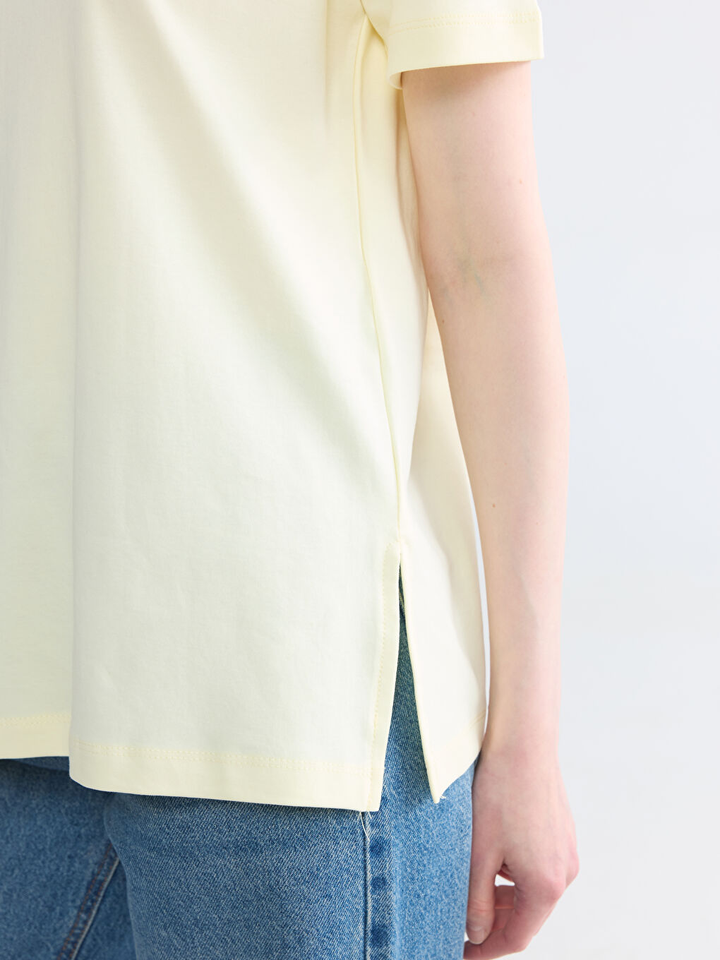 Crew Neck Women's T-Shirt-2