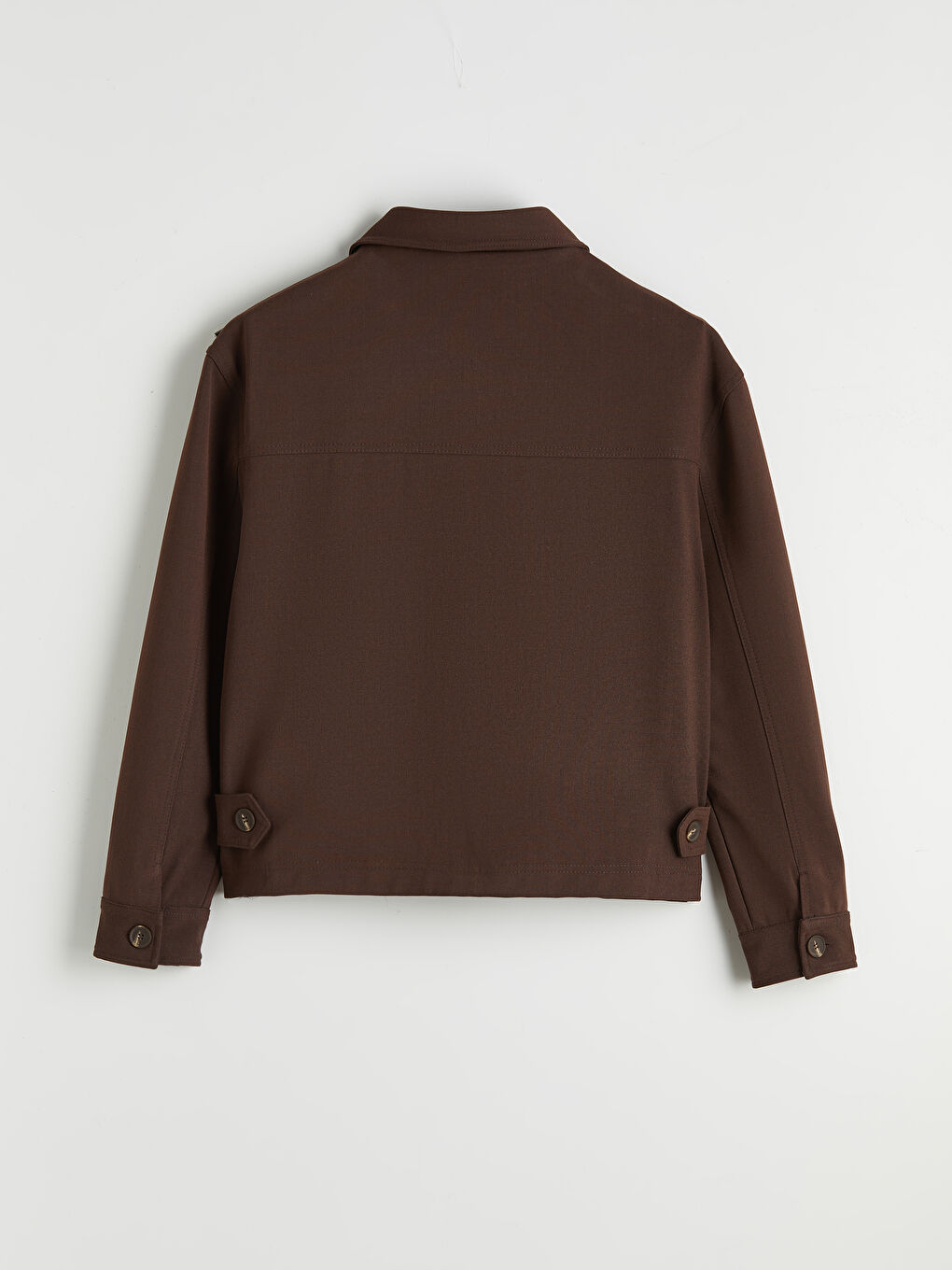 Kahverengi Standart Kalıp Erkek Ceket-6