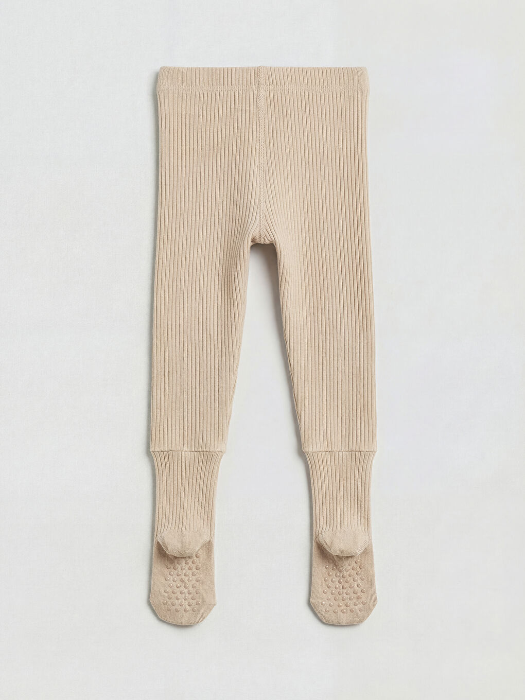 Kahverengi Erkek Bebek Fitilli Çoraplı Pijama Altı 2'li-3