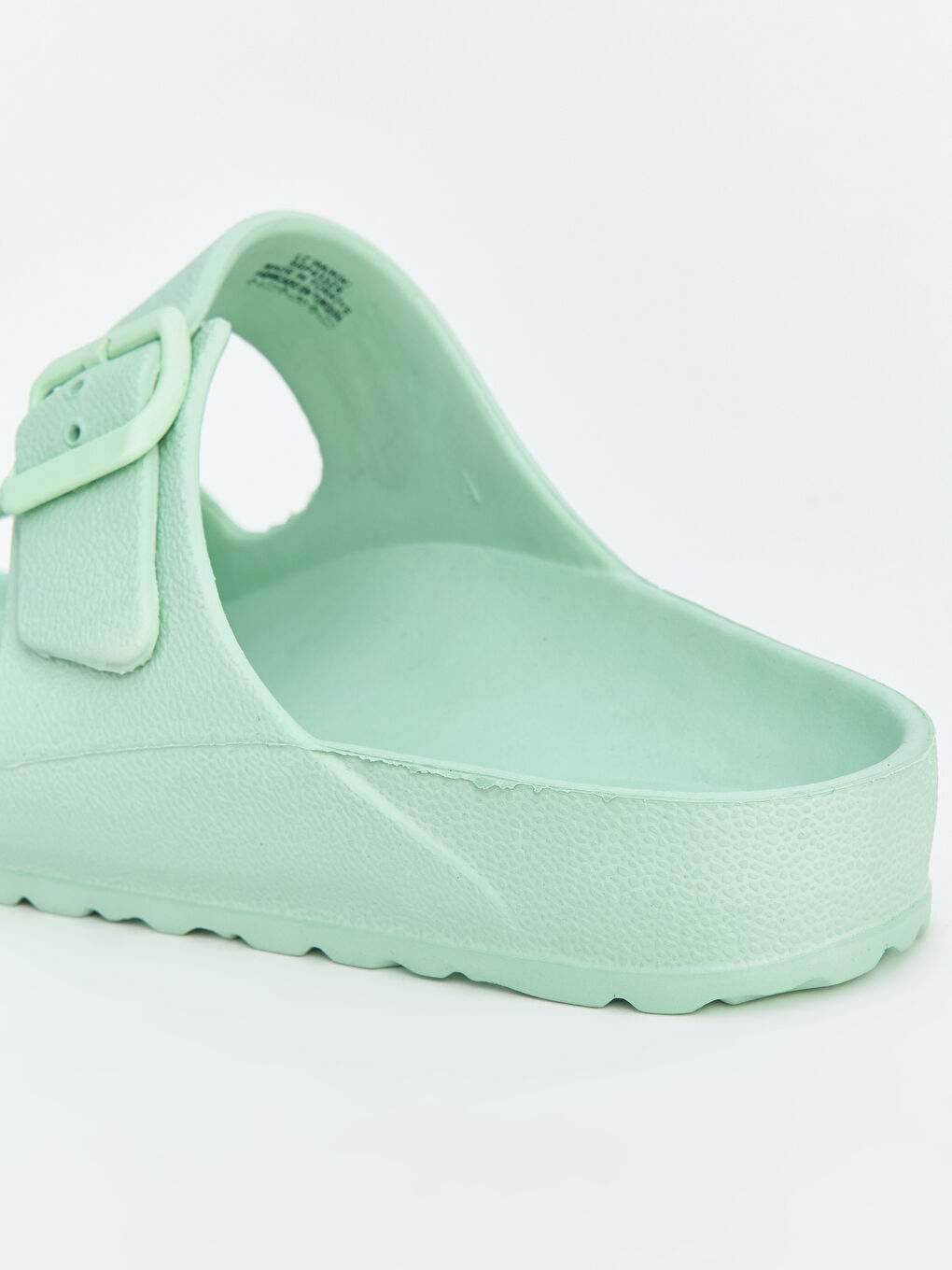 Yeşil Çift Bantlı Kadın Terlik-3