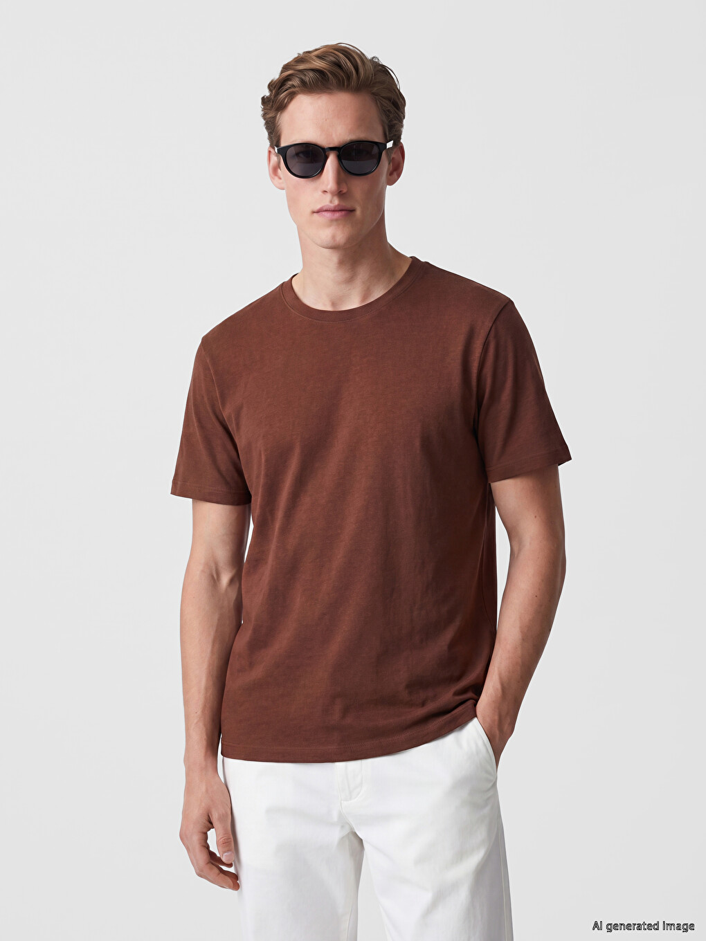 Crew Neck Jersey Men's T-Shirt