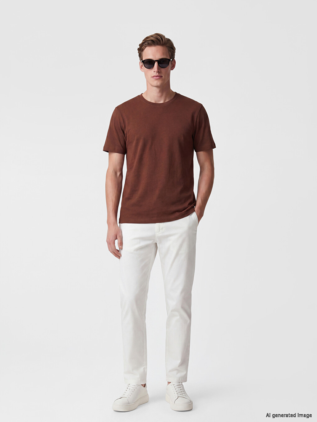 Crew Neck Jersey Men's T-Shirt-1