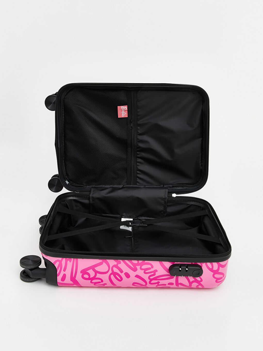 Karışık Küçük Boy Barbie Baskılı Kadın Valiz-4