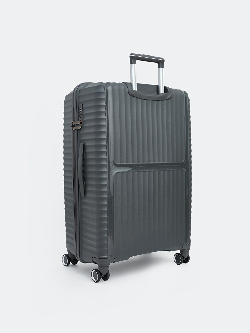 Antrasit Kilit Detaylı Orta Boy Valiz-1