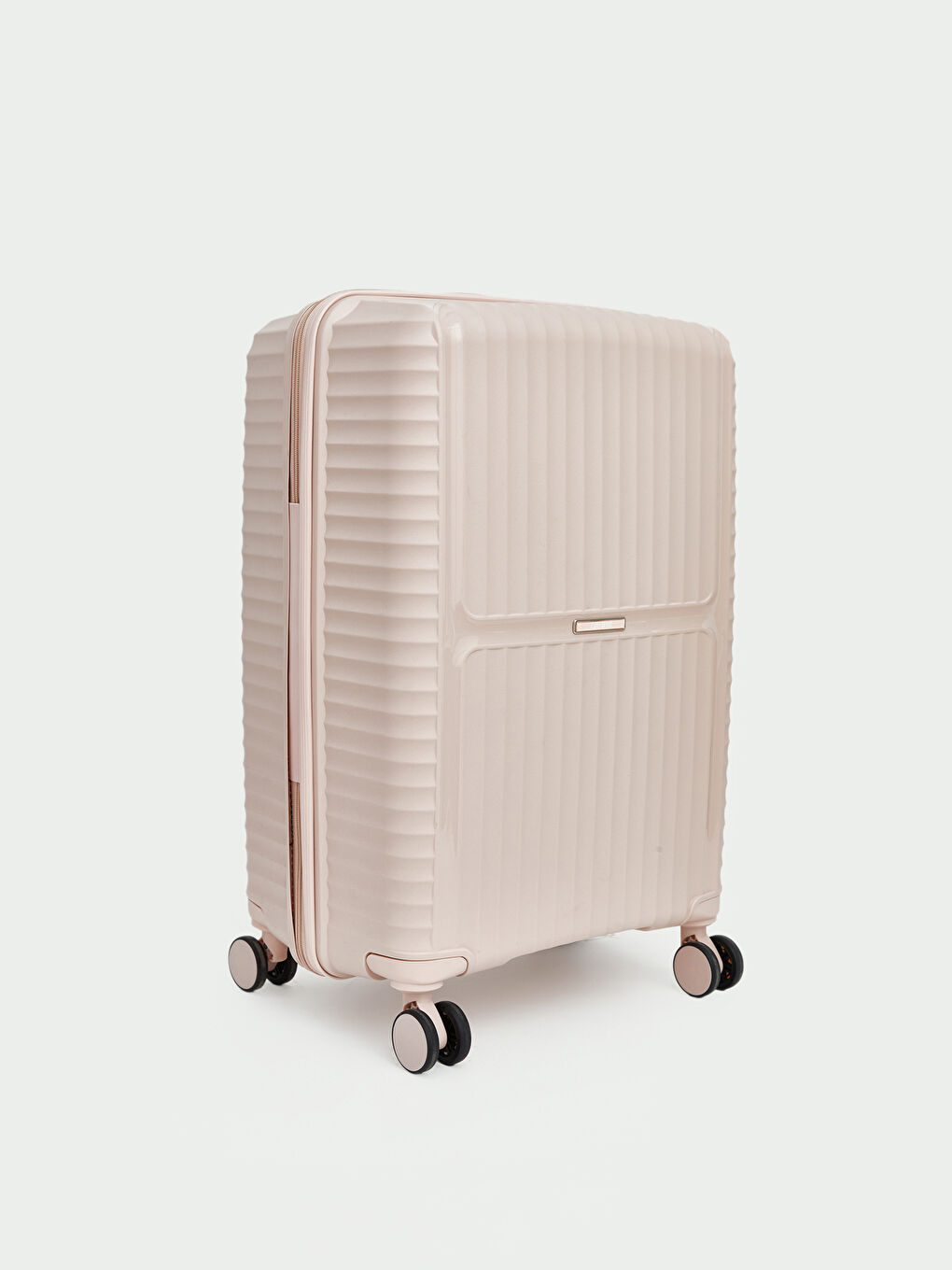 Pembe Kilit Detaylı Orta Boy Valiz