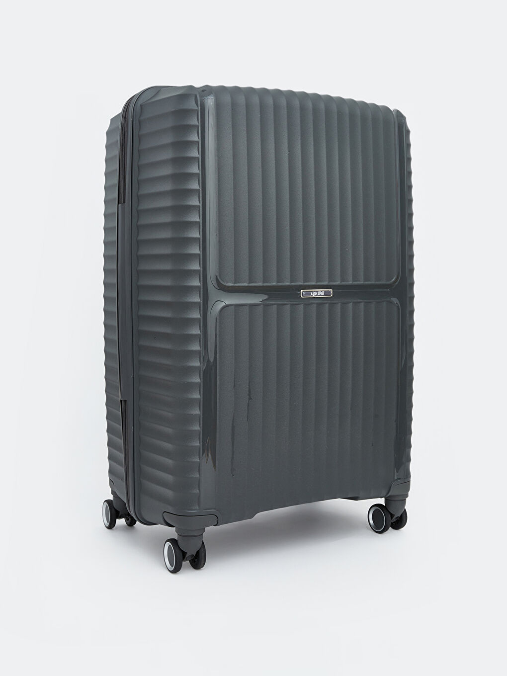 Antrasit Kilit Detaylı Büyük Boy Valiz