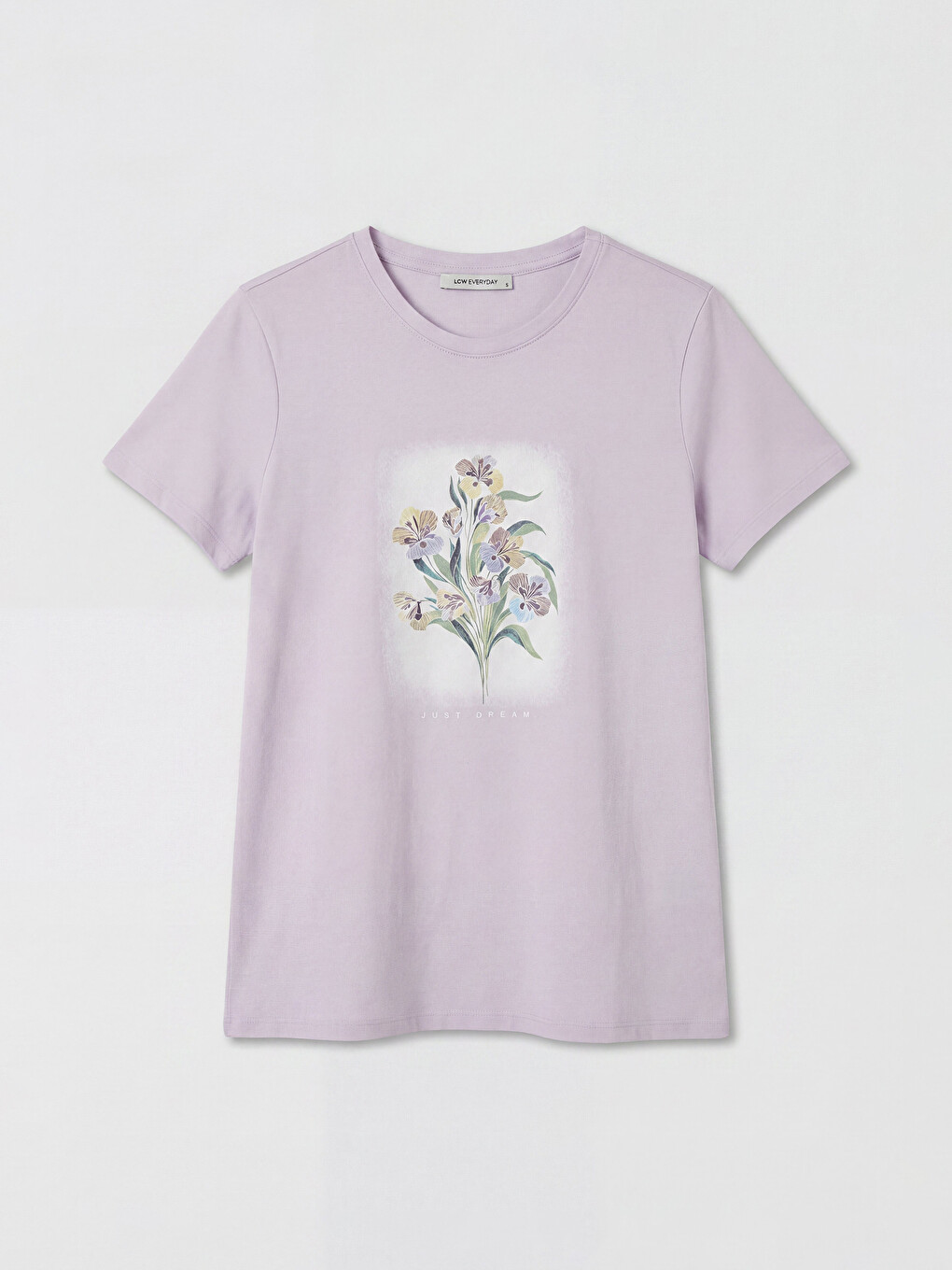 Floral Printed 100% Cotton Women's T-shirt-4