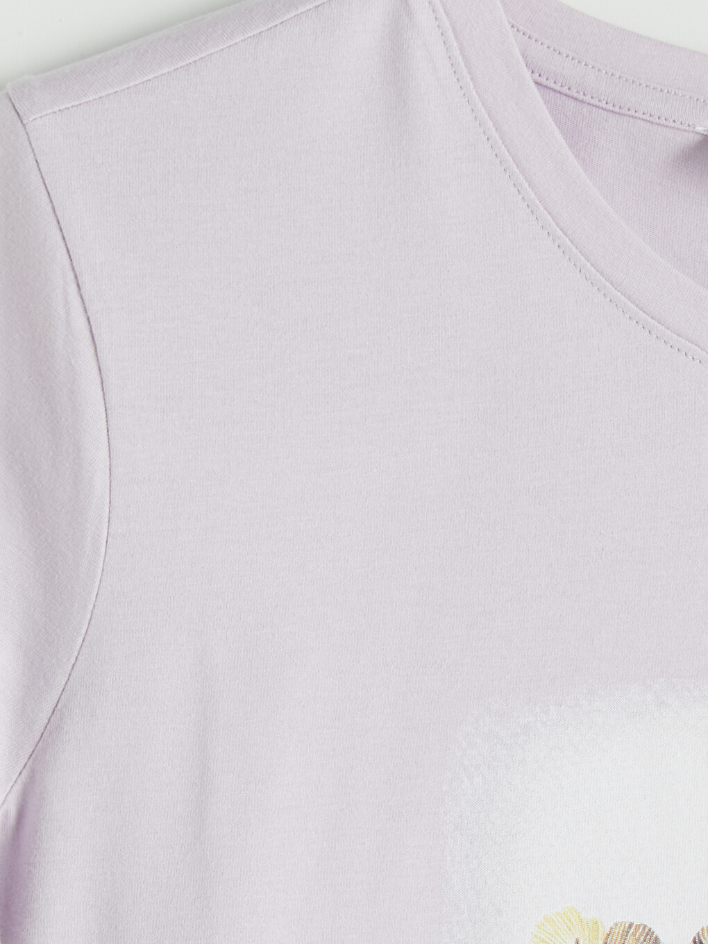 Floral Printed 100% Cotton Women's T-shirt-6