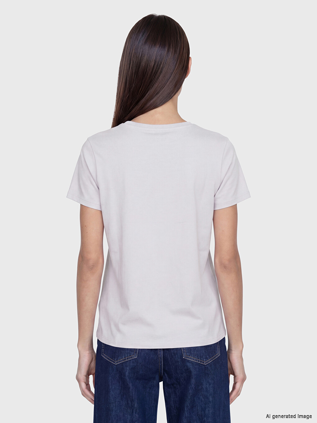 Floral Printed 100% Cotton Women's T-shirt-3
