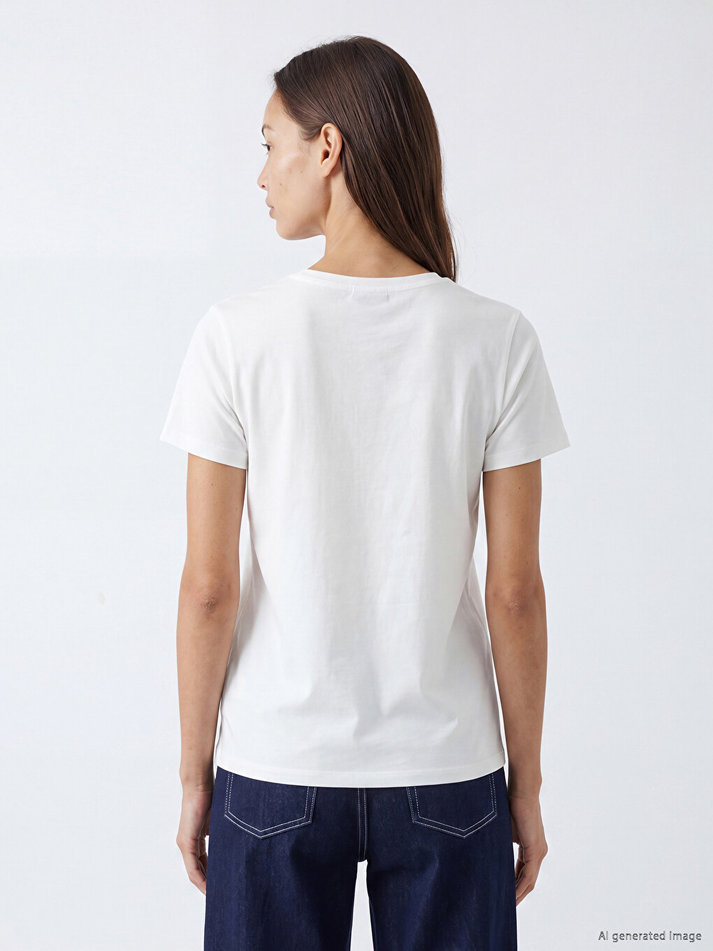 Floral Printed 100% Cotton Women's T-shirt-1