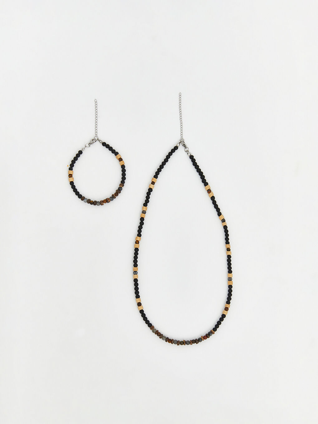 Siyah Erkek Takı Seti -1